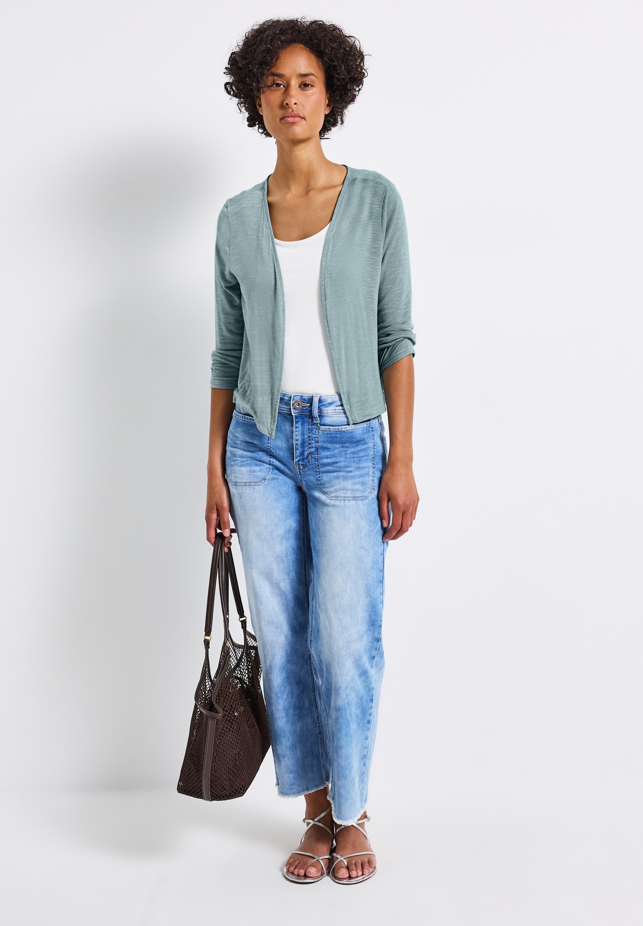 STREET ONE Shirtjacke »Style Suse«, mit 3/4-Ärmel
