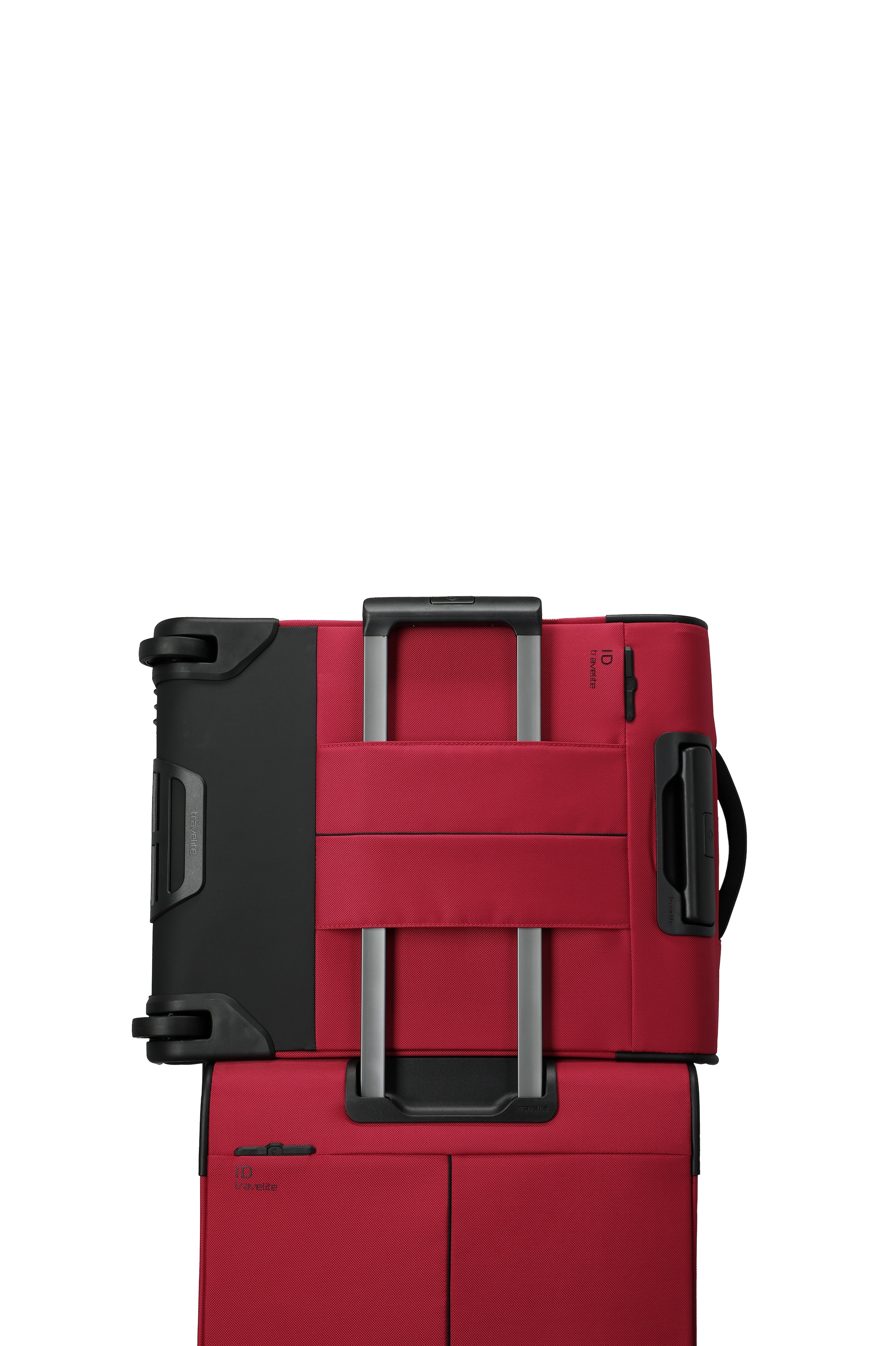travelite Weichgepäck-Trolley »CROSSLITE Reisekoffer Weichgepäck« 37 l 4 Rollen Koffer, mit TSA-Schloss, wasserabweisendes Material