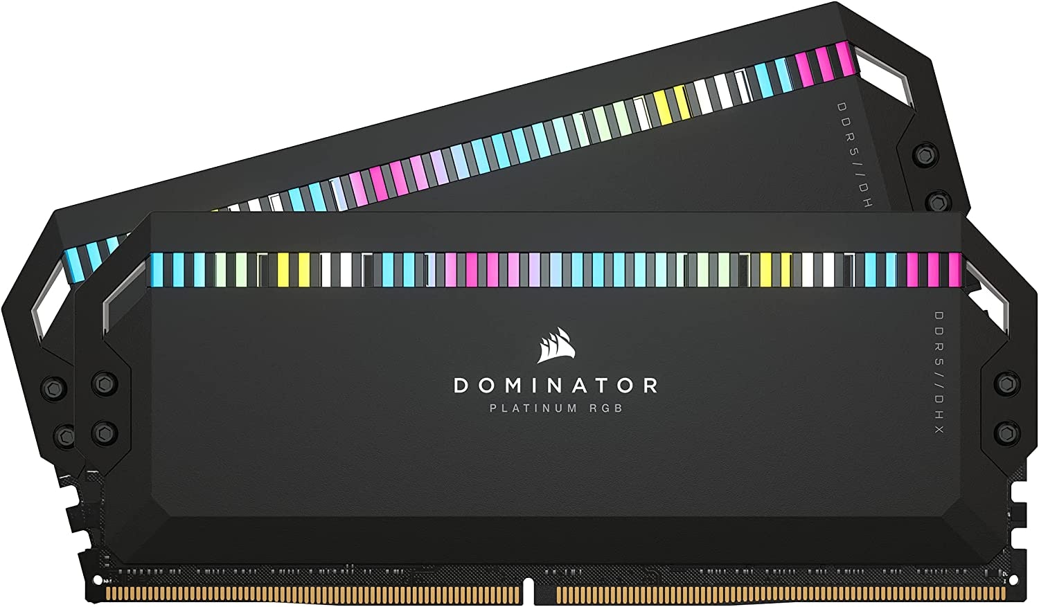 Corsair Arbeitsspeicher »DOMINATOR PLATINUM RGB DDR5 6000 32GB (2x16GB)«, RGB Beleuchtung ICUE, Intel optimiert