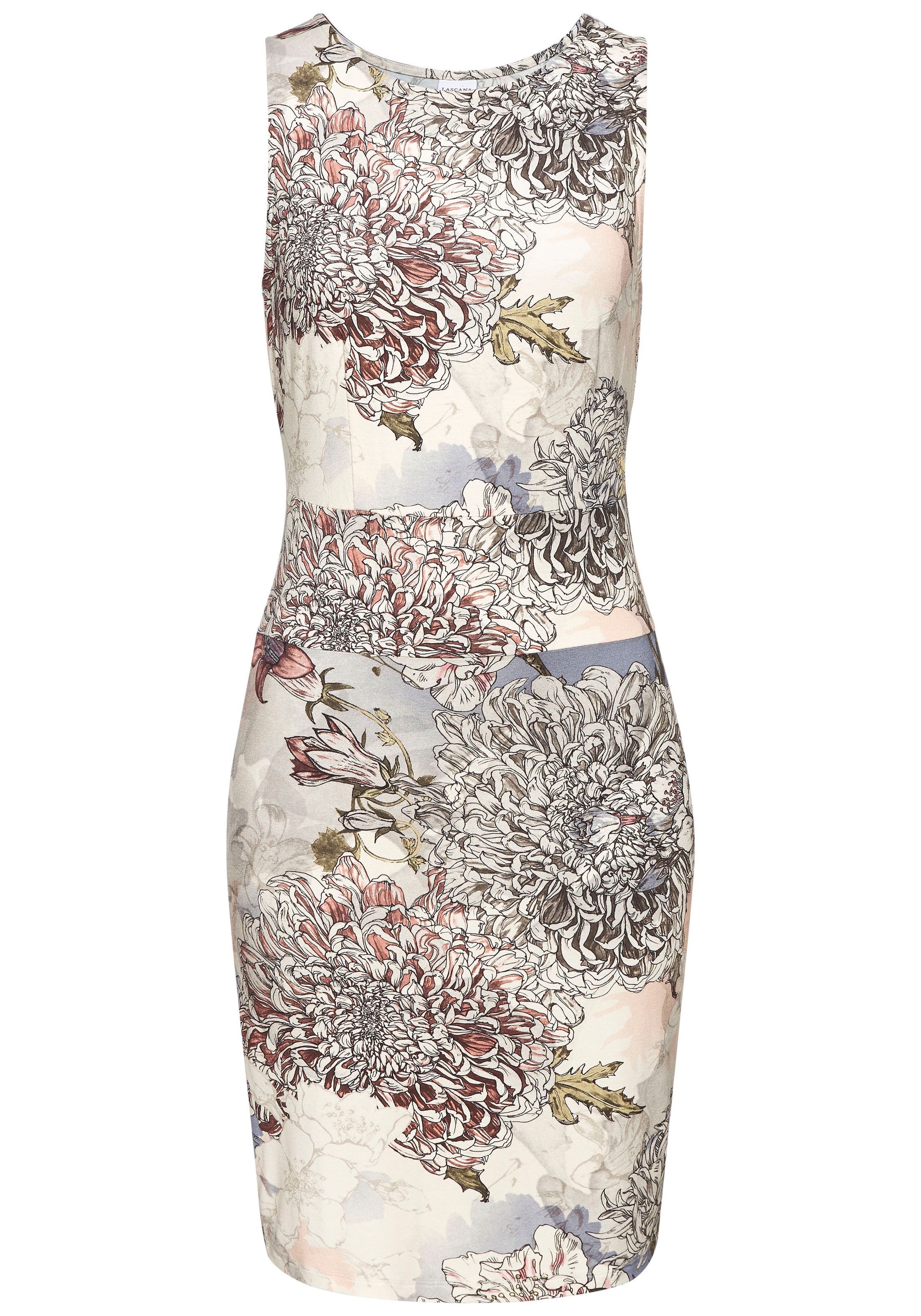 Buffalo Jerseykleid, mit Alloverprint, enges Kleid