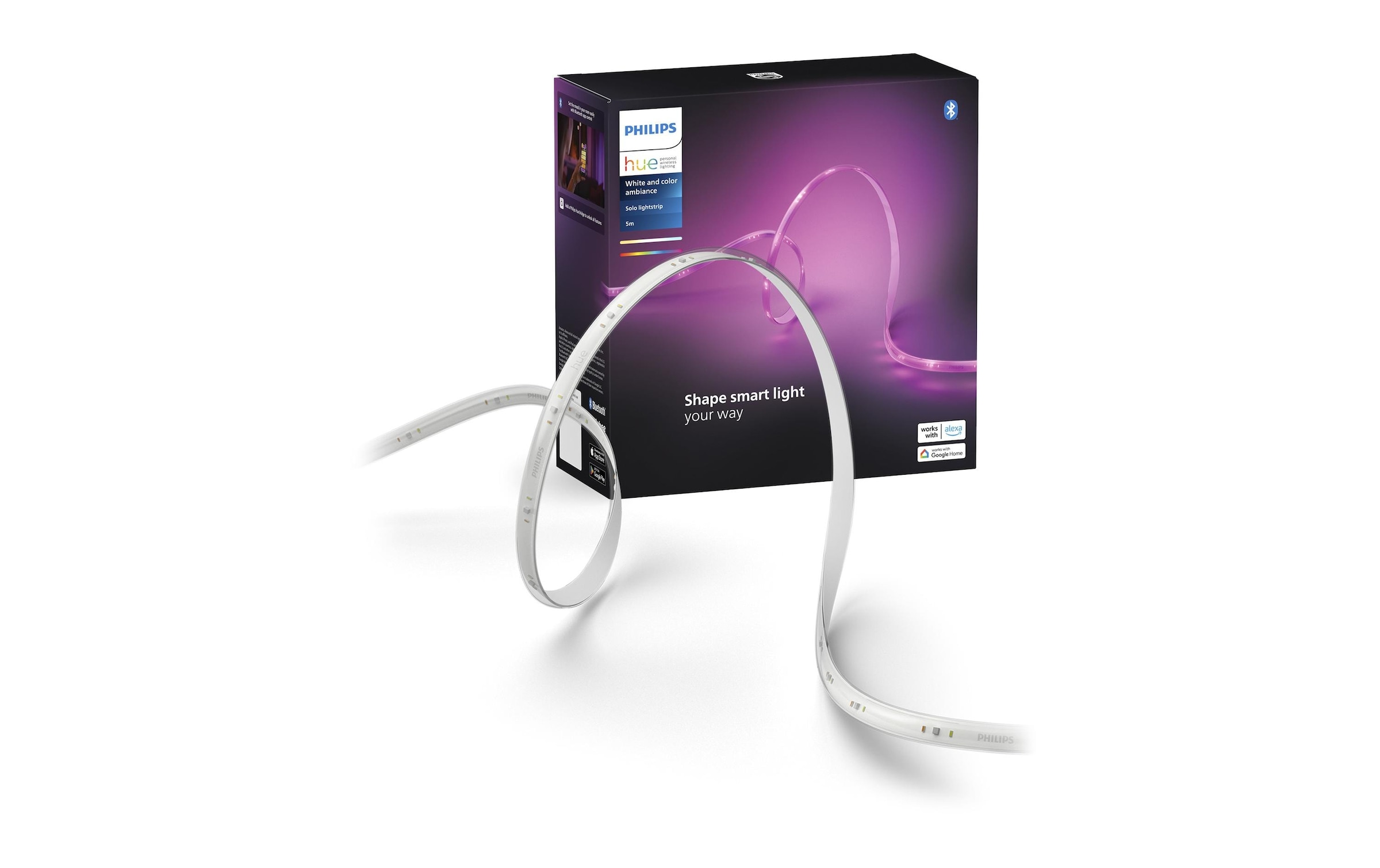 Philips Hue LED-Leuchtmittel »Ambiance Lightstrip Solo 5 m EU« Farbwechsler