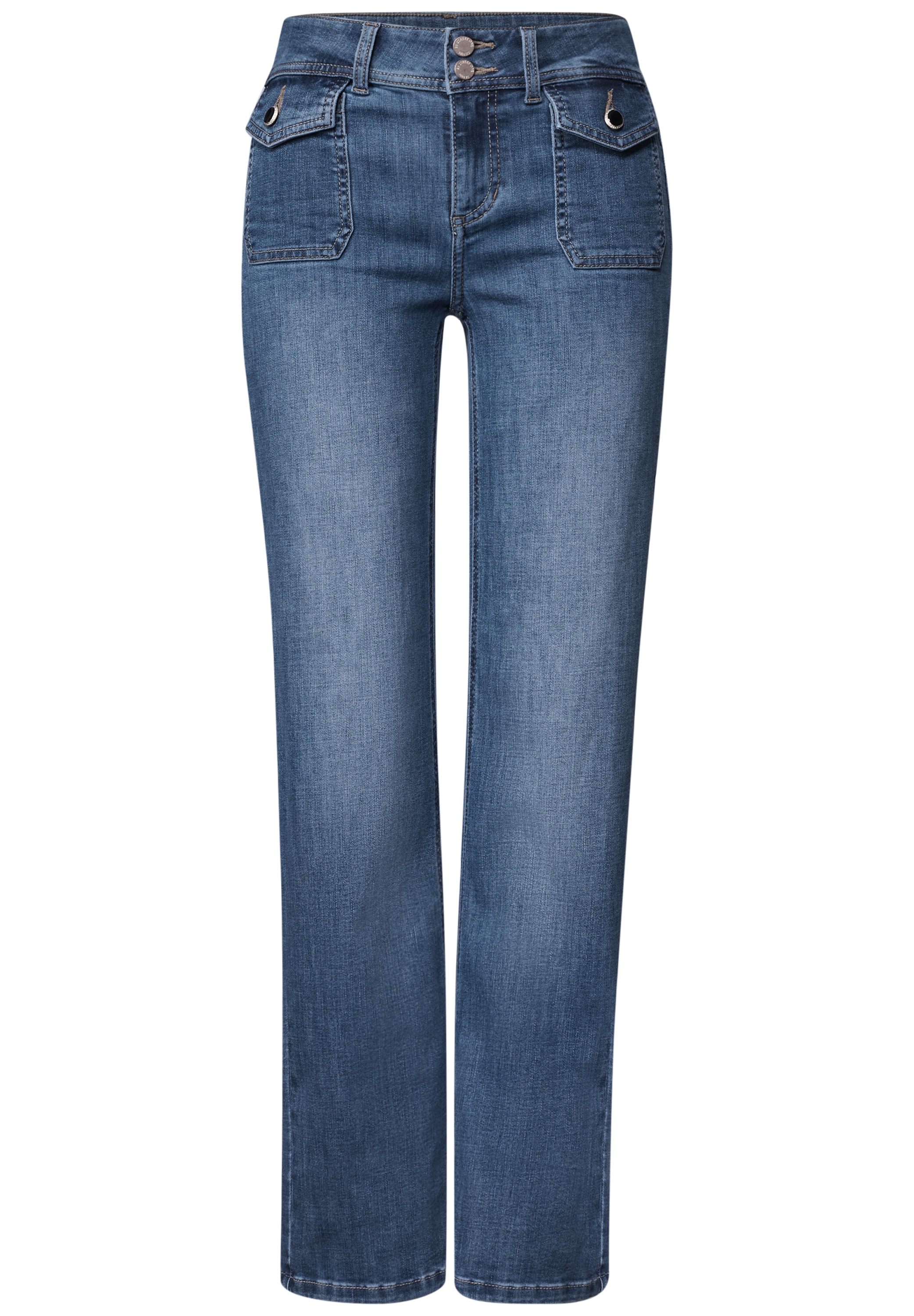 STREET ONE Comfort-fit-Jeans Middle Waist