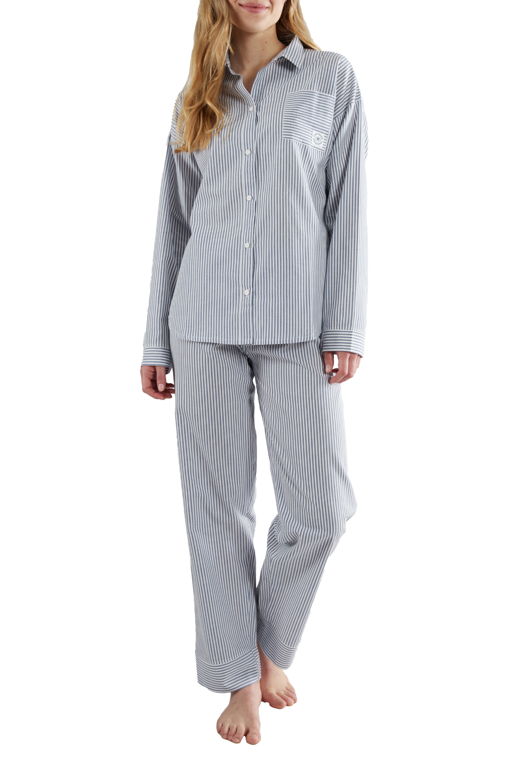 TOM TAILOR Pyjama »Positivism«, (2 tlg.), mit klassichem Schnitt