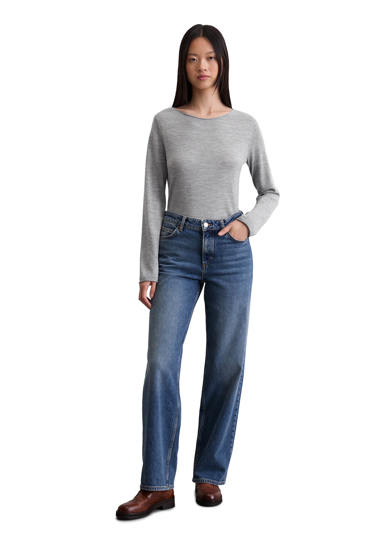 Marc O'Polo Strickpullover »aus weicher Merinowolle«