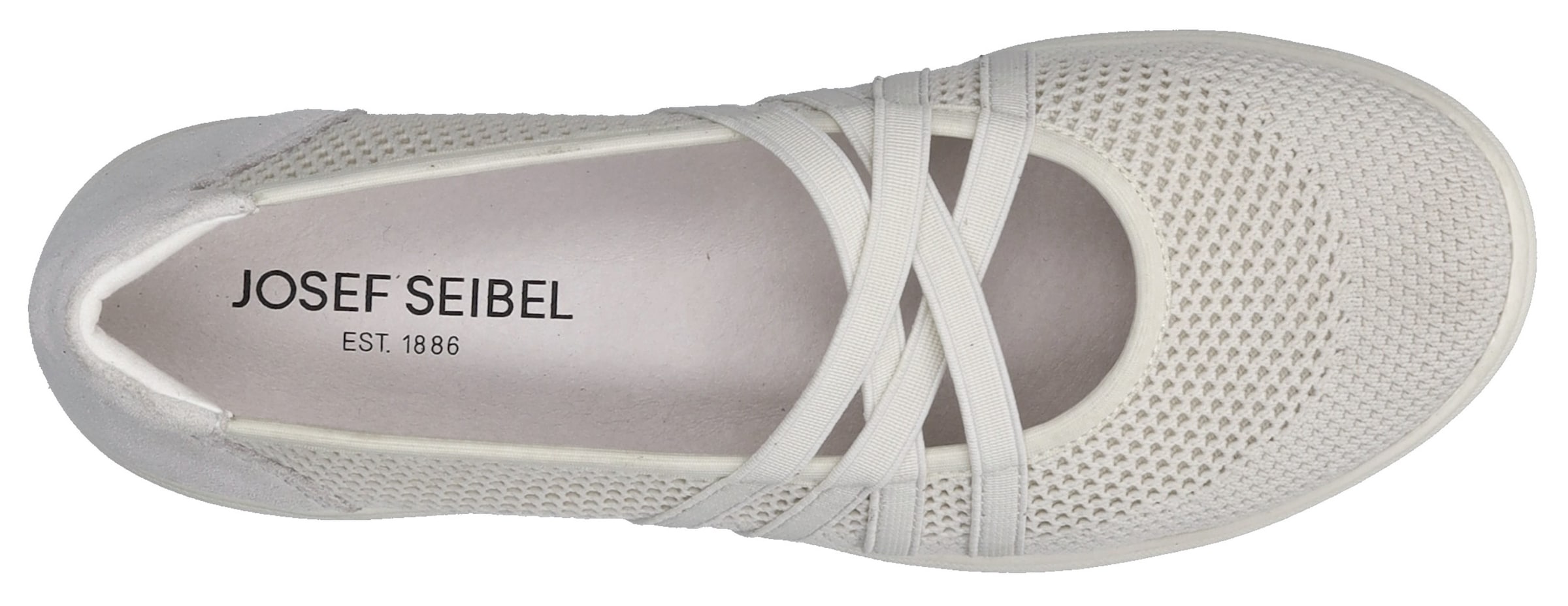 Josef Seibel Riemchenballerina »Caren 67«, Slipper, Sneaker, Schlupfschuh mit Metallic Einsatz an der Ferse