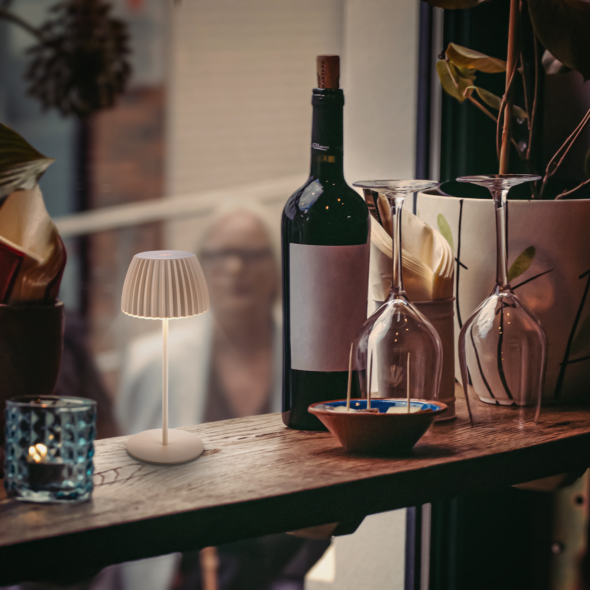 Briloner Leuchten LED Tischleuchte »Akku LED Tischleuchte« LED-Modul