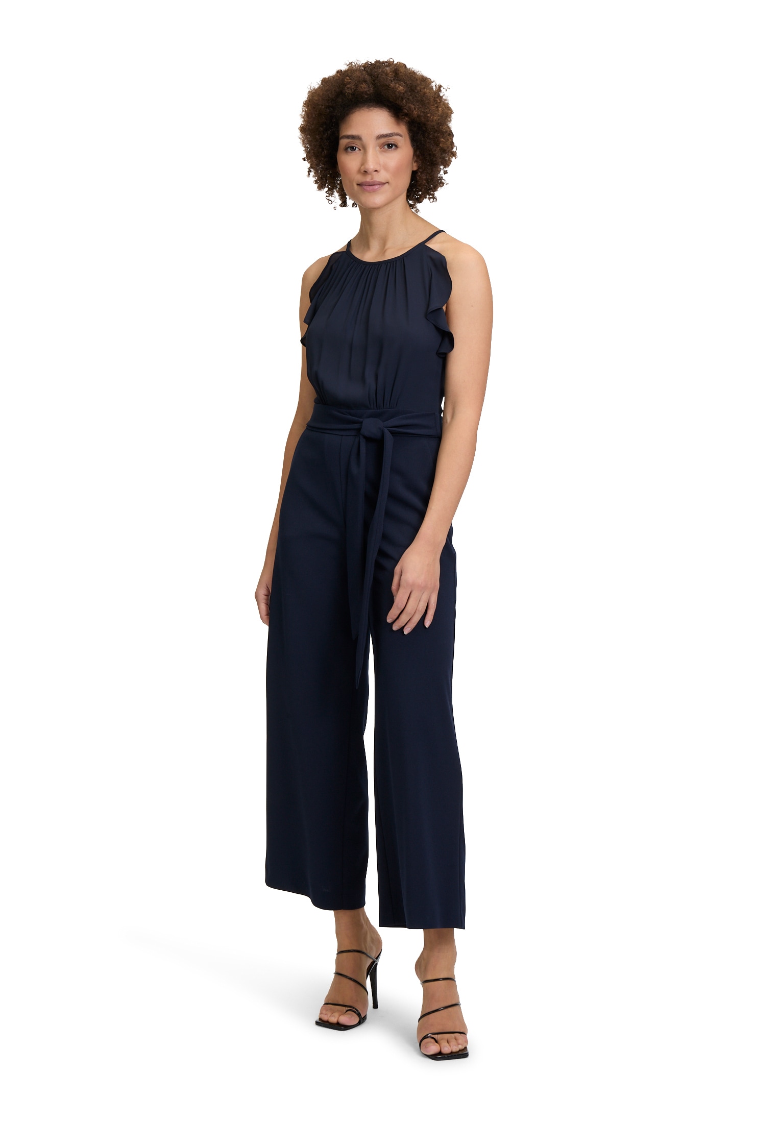 Vera Mont Overall "Vera Mont Jumpsuit mit Volant", (1 tlg.), Bindeband