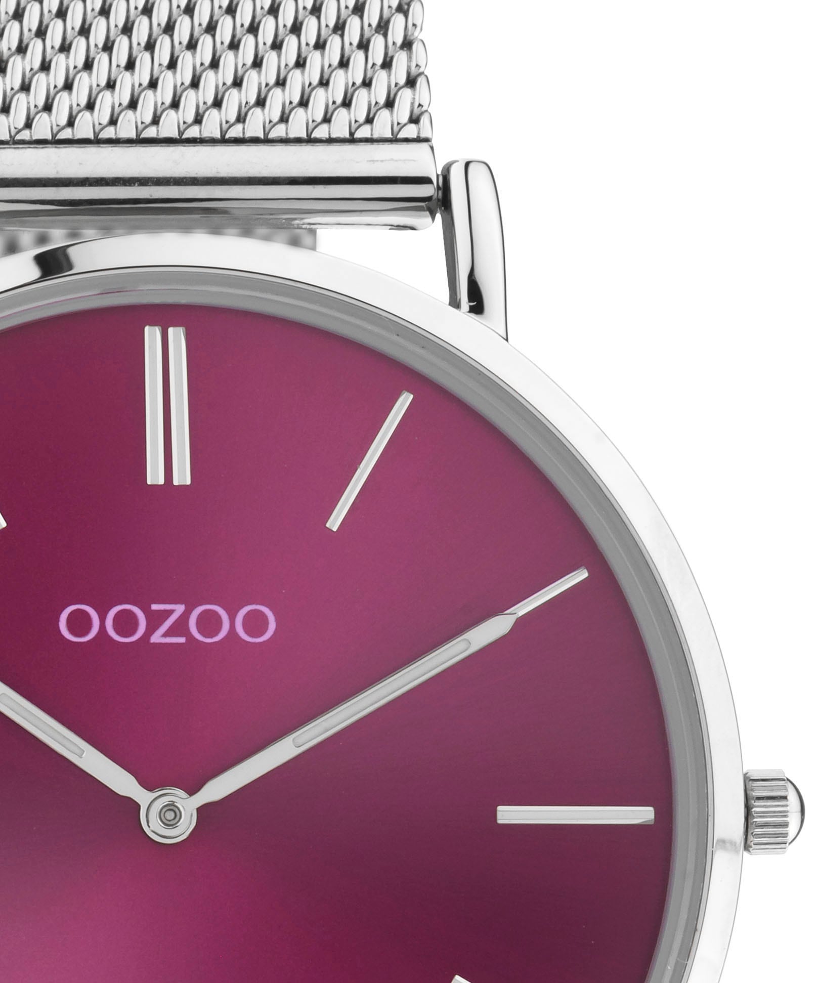 OOZOO Quarzuhr, Armbanduhr, Damenuhr, Herrenuhr, Edelstahlarmband