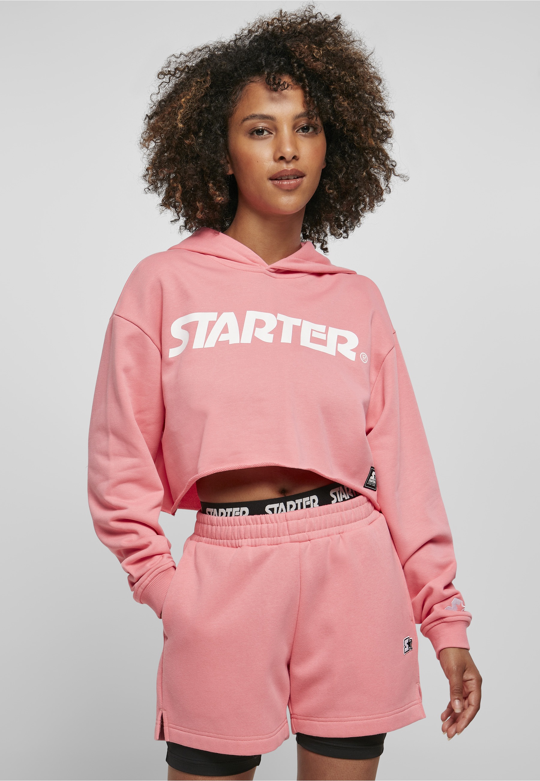 Starter Black Label Rundhalspullover »Starter Black Label Damen Ladies Starter Cropped Hoody« 1 Stk.