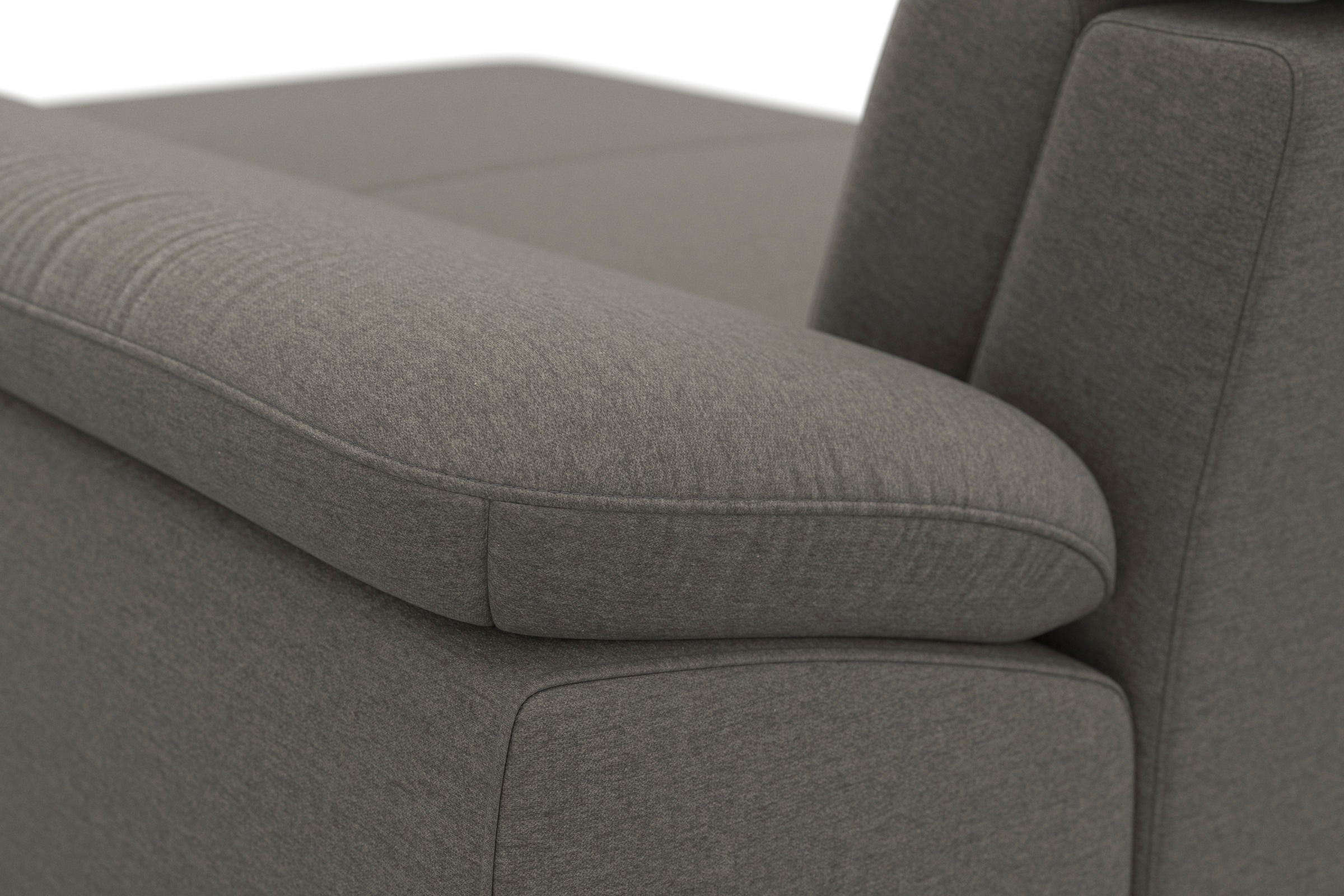 sit&more Wohnlandschaft »Cabrio U-Form, mit Sitztiefenverstellung, Arm- und Kopfteilverstellung«, 3 Nierenkissen, Federkern, optional Bettfunktion und Stauraum
