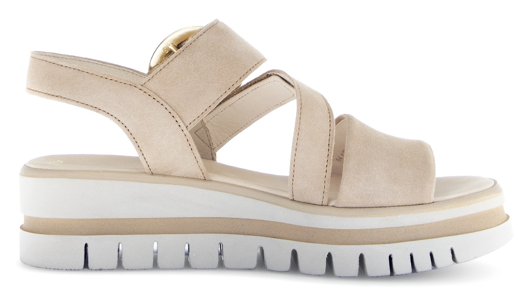 Gabor Sandale à Talon Wedge Beige 38 6