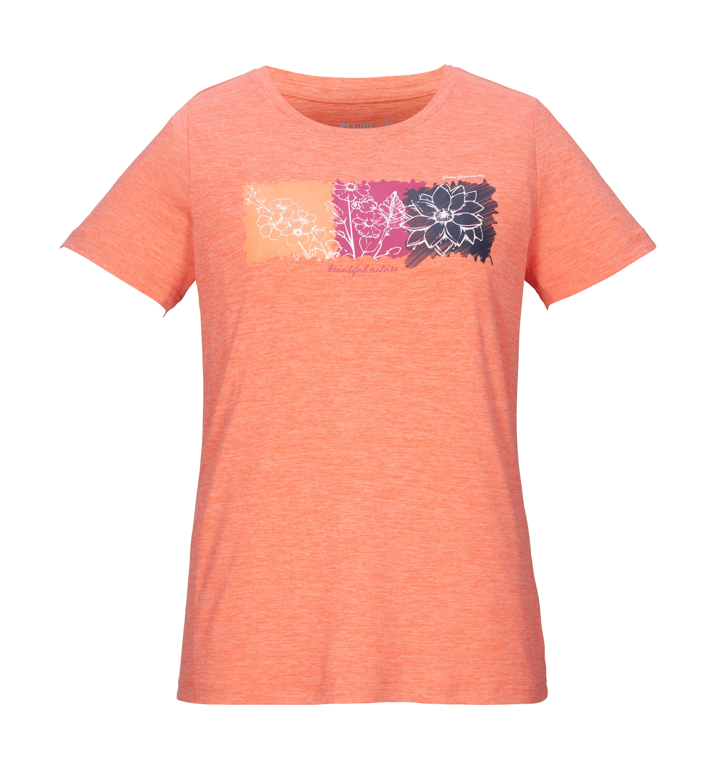 Killtec T-Shirt "KOS 18 WMN TSHRT" Leichtes, schnelltrocknendes Damen T-Shirt mit Stretch und Print