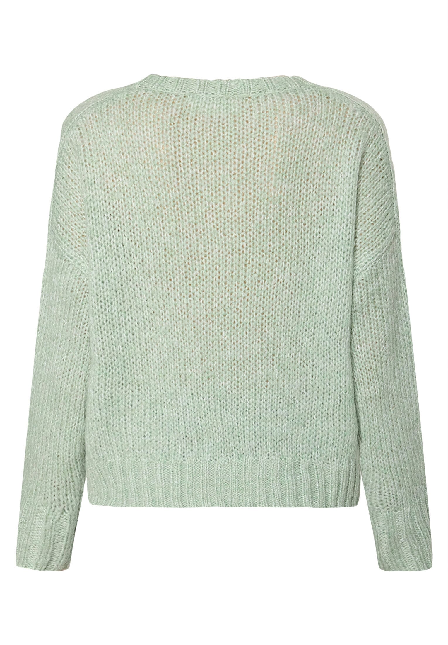 Cartoon Strickpullover »Damen mit Rundhalsausschnitt« 1