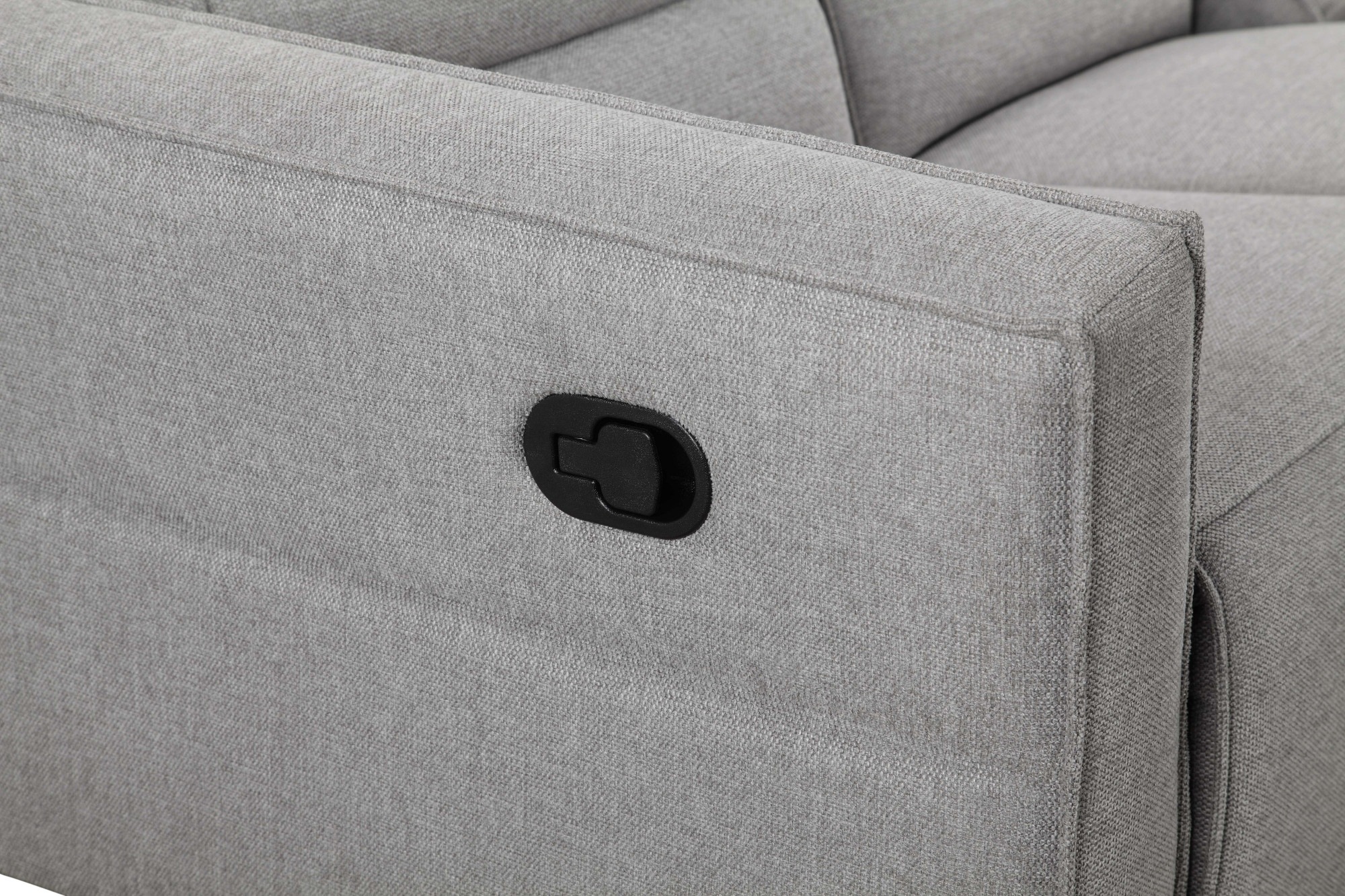 Places of Style 3-Sitzer »Carpari, 224cm, manuelle od. elektrische Relaxfunktion in 2 Sitzen«, mit USB-A/C, Kopfteilverstellung, Echtleder, Kunstleder, Webstoff