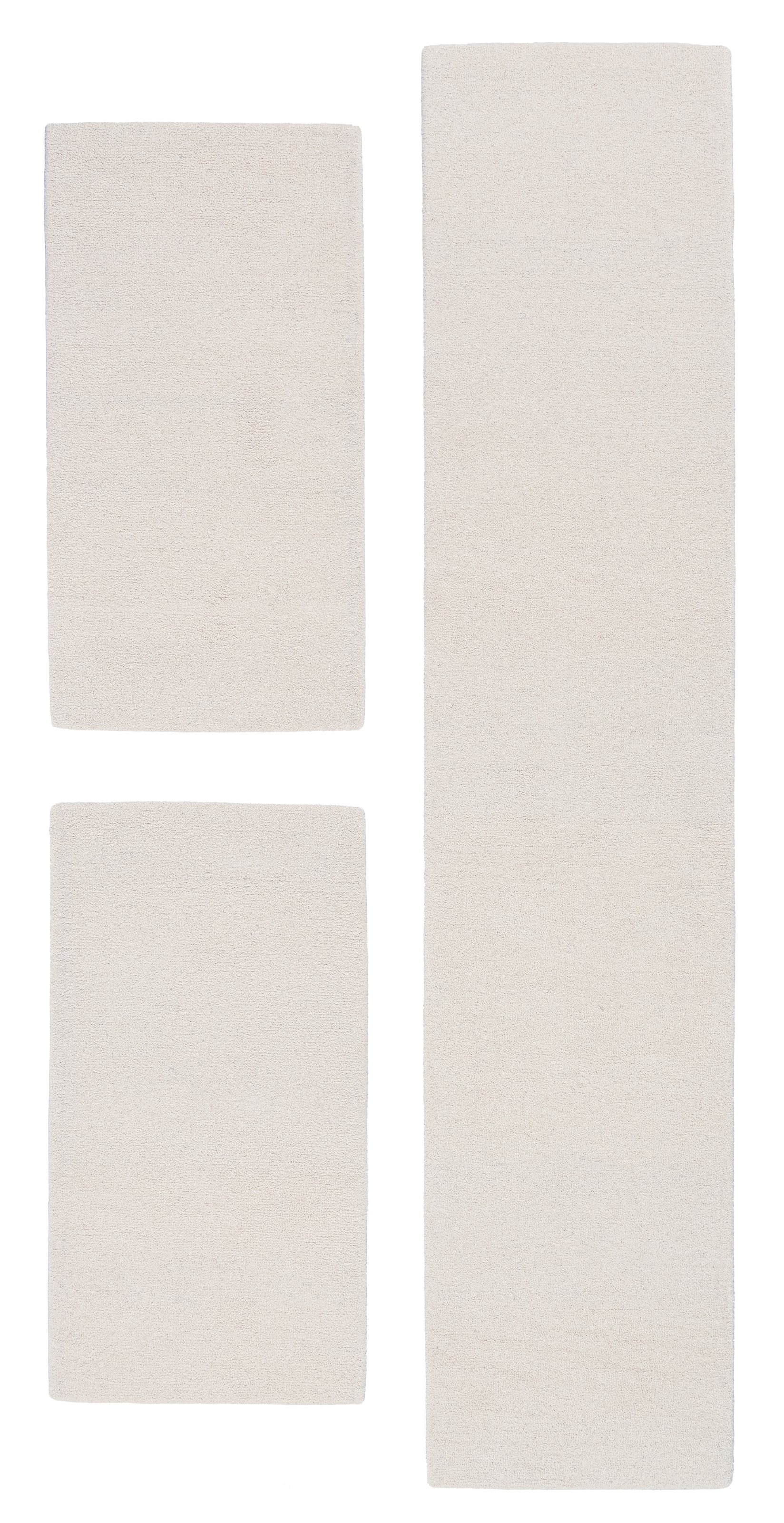 THEKO Bettumrandung "Royal Berber Uni" Höhe 18 mm 3 Stk. tlg. Bettvorleger, günstig online kaufen