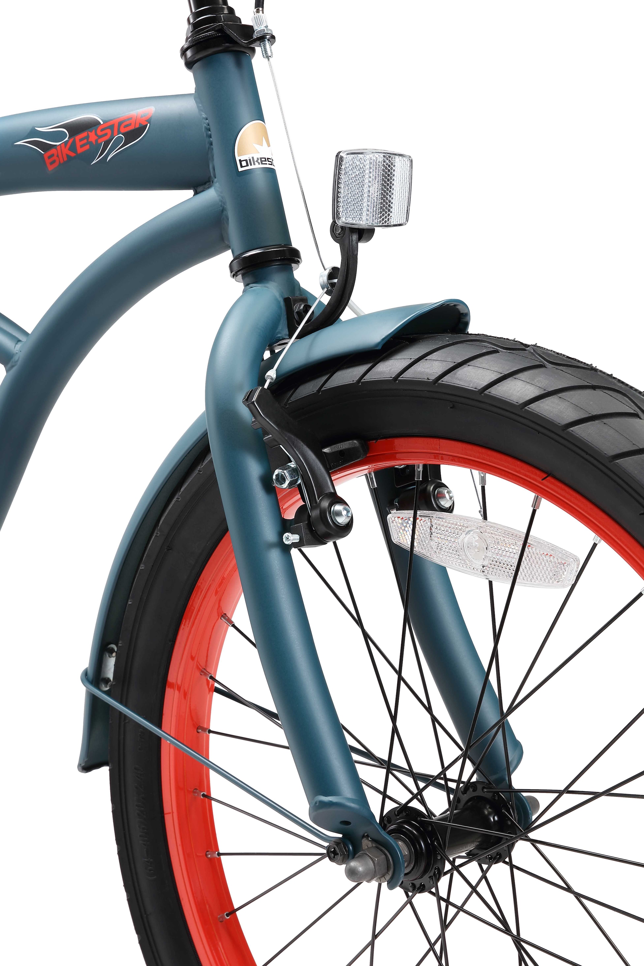 Bikestar Jugendfahrrad »Cruiser«, 1 Gang, für Herren
