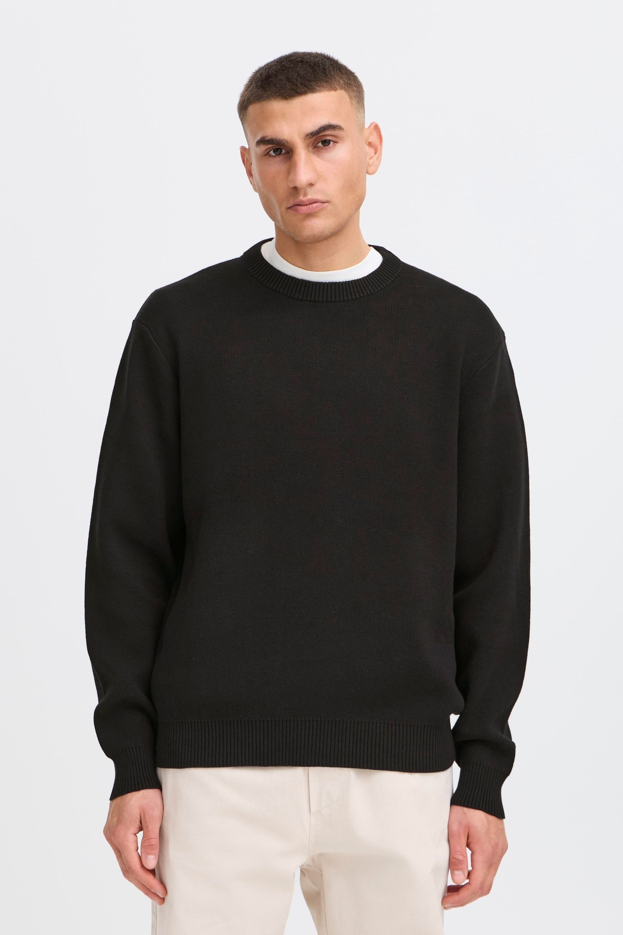 !solid SDRYKER Strickpullover True Schwarz Gr. S 2