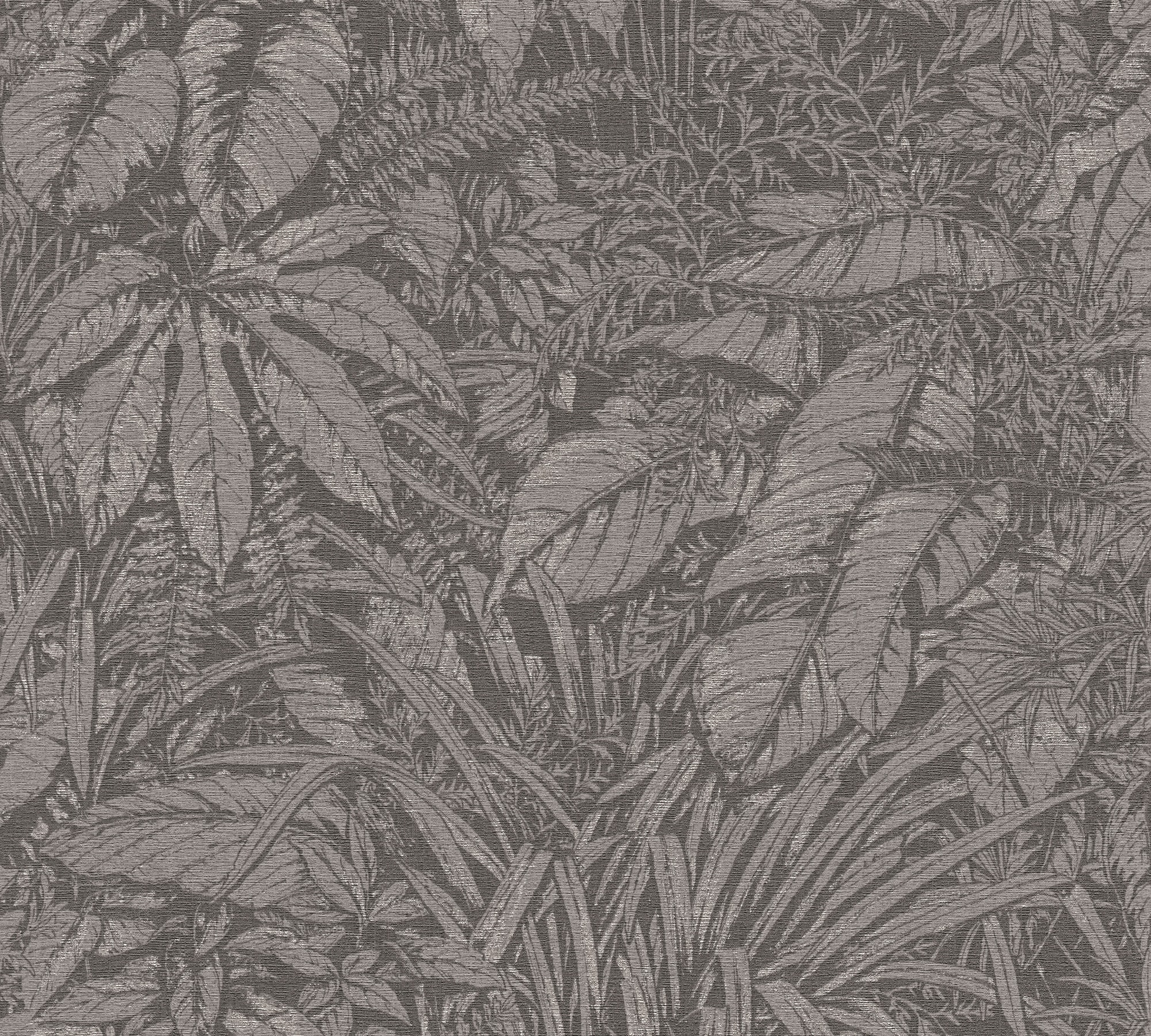 living walls Vliestapete »Smart Surfaces Natur-Tapete Mustertapete Floral Natur«, leicht glänzend, Vliestapete Dschungel für Schlafzimmer Küche Wohnzimmer Natur Design