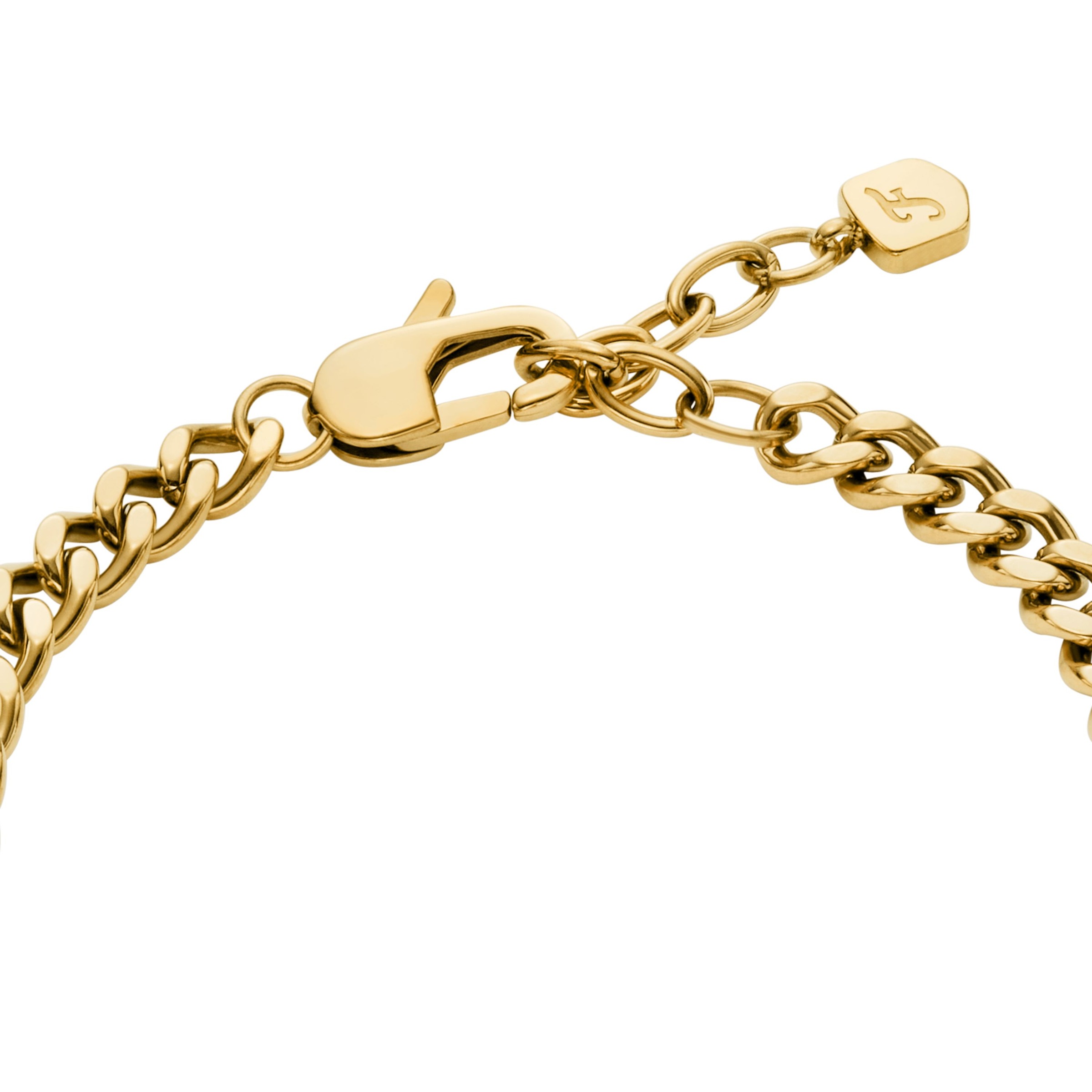 Fossil Armband »Schmuck Geschenk Edelstahl SUTTON, Herz«