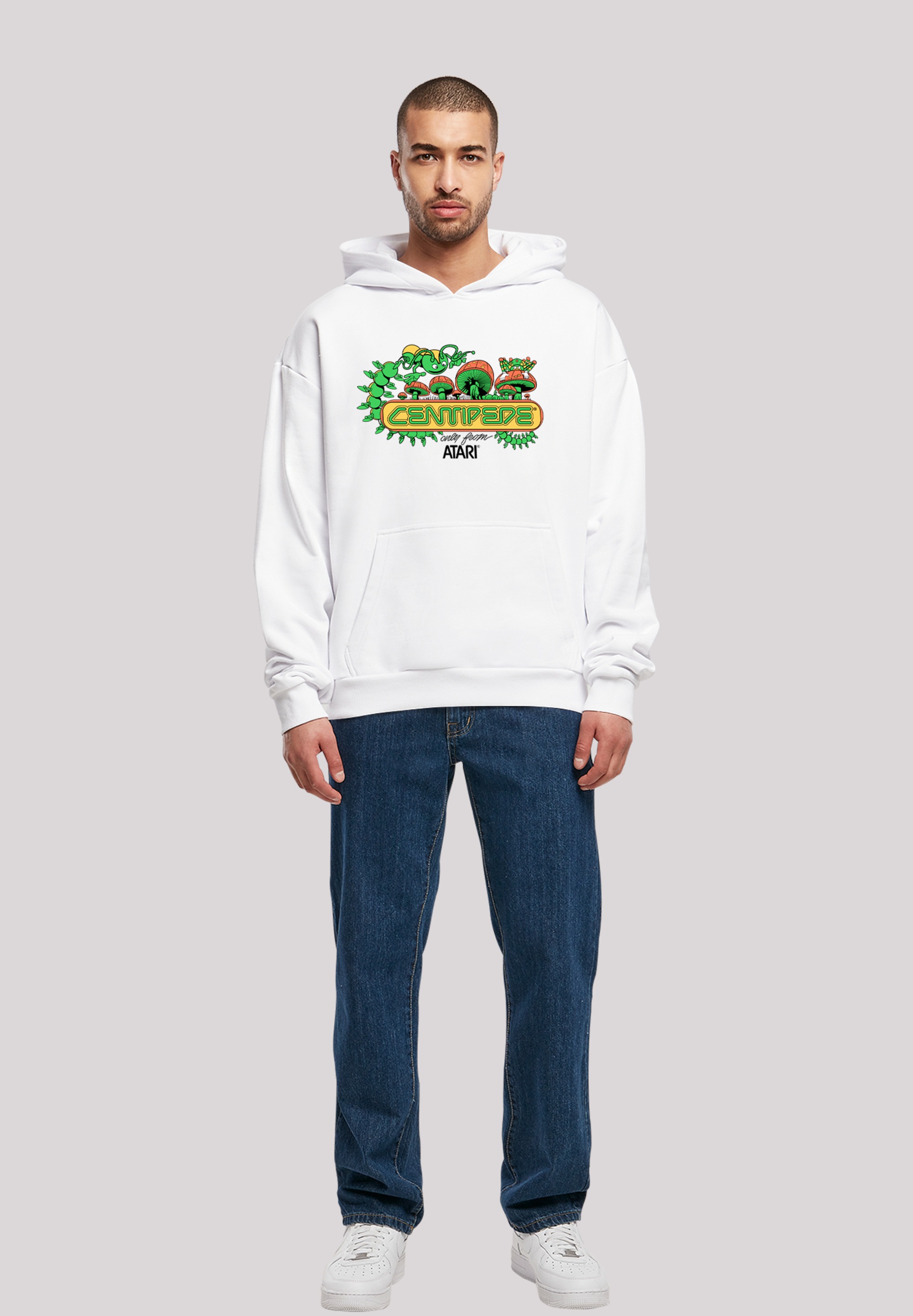 F4NT4STIC Kapuzenpullover »Centipede Atari Retro Gaming Art«, Premium Qualität