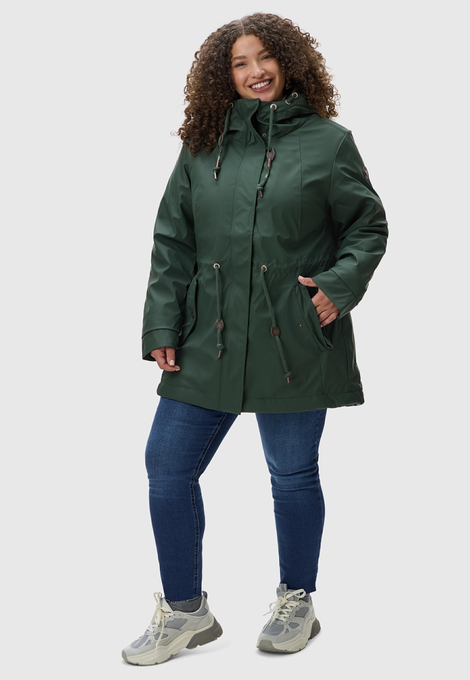 Ragwear Wintermantel "Monadis Rainy II Intl.", sportlicher, wasserdichter Parka für den Winter