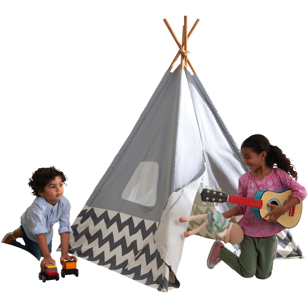 KidKraft® Spielzelt »Tipi Moderne, grau«