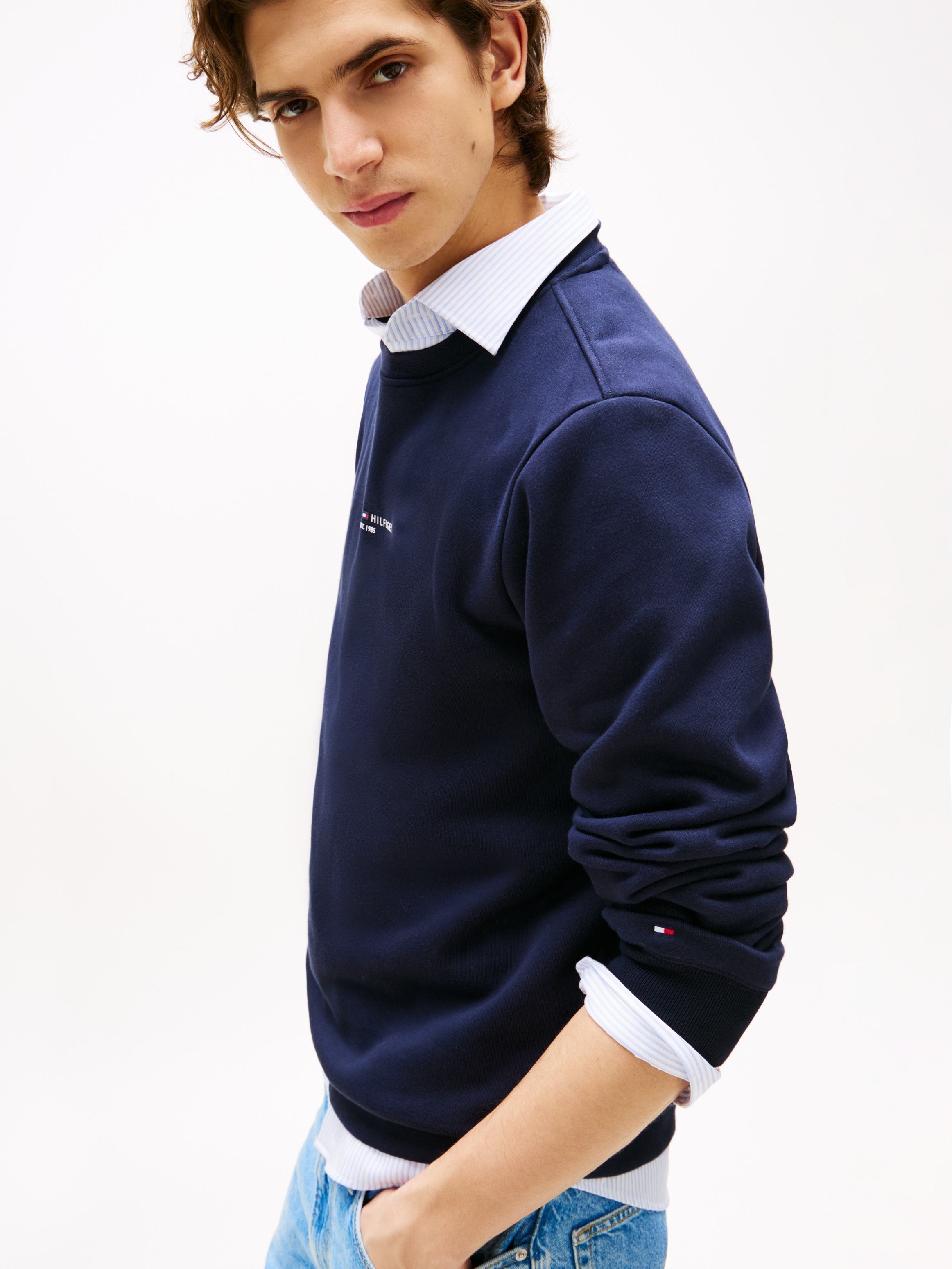 Tommy Hilfiger Sweatshirt »SMALL TOMMY LOGO CREWNECK«