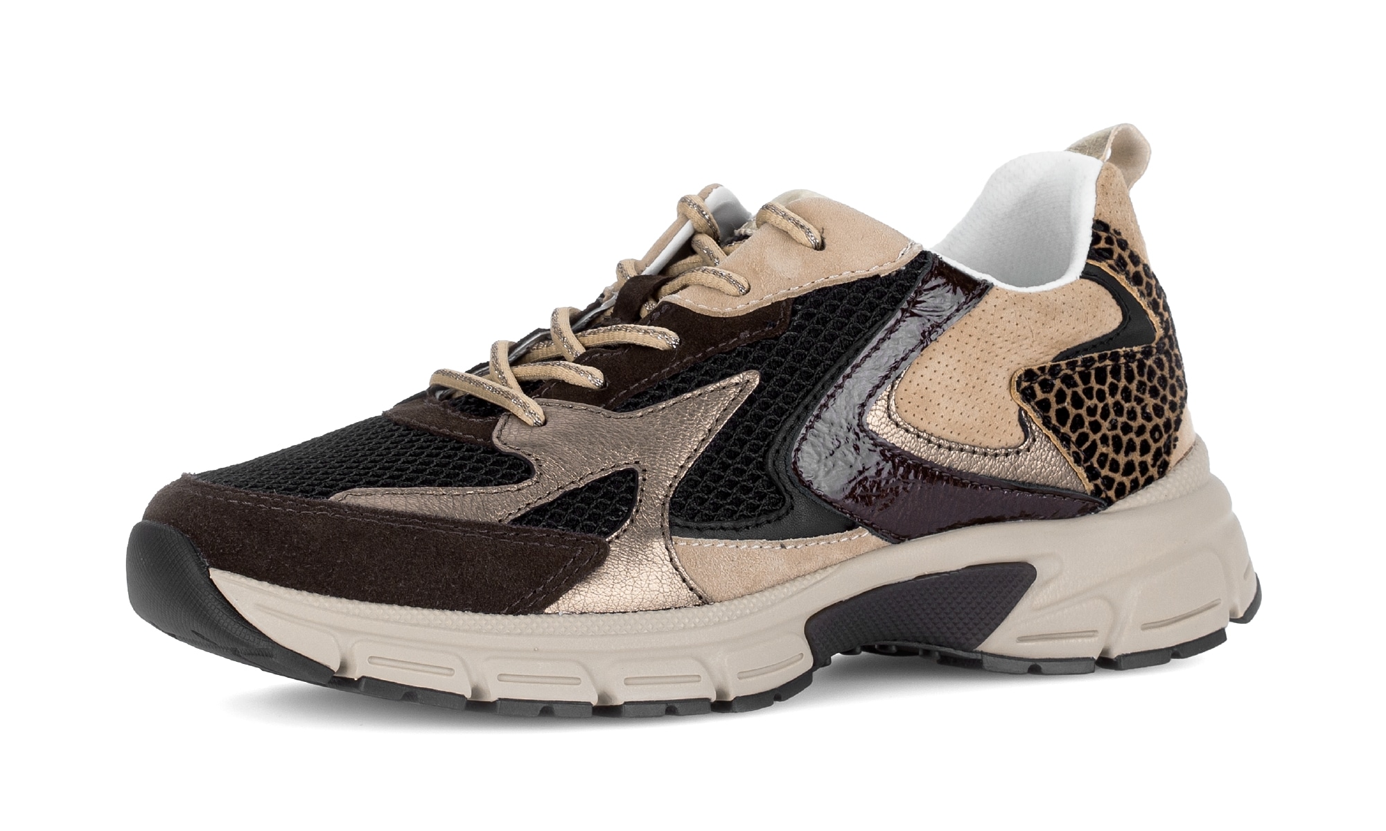 Gabor Keilsneaker "FLORENZ", Plateau, Schnürschuh, Halbschuh in komfortable günstig online kaufen