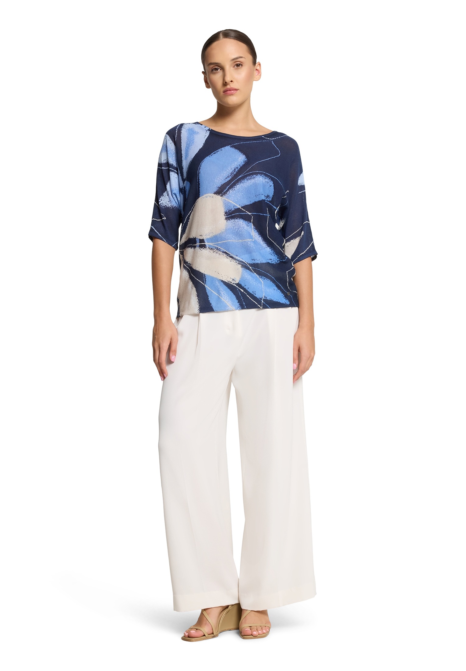 Betty&Co Strickpullover »Betty & Co Damen Feinstrickpullover mit Print«, (1 tlg.), Druck