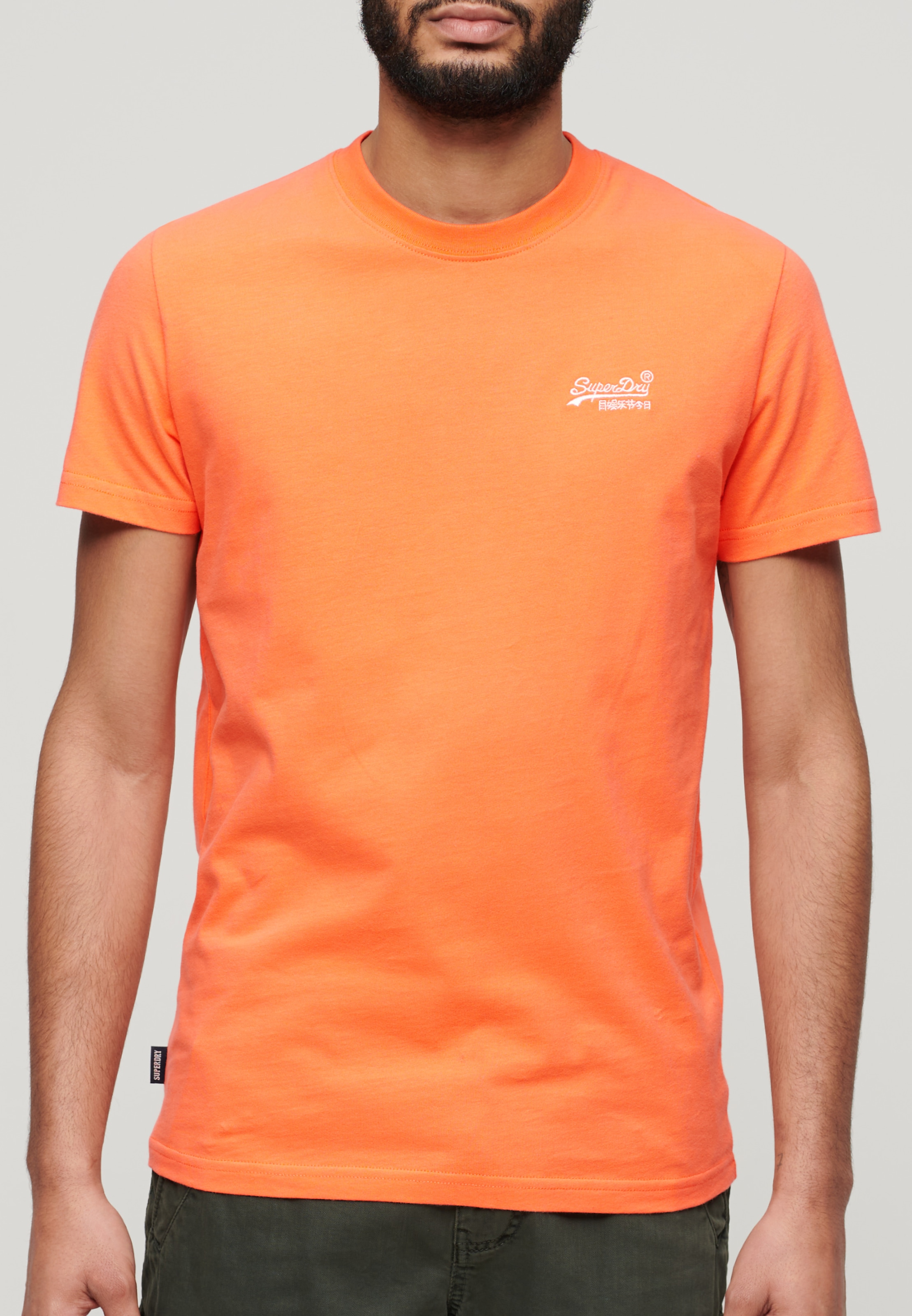 Superdry Rundhalsshirt "Organic Cotton Essential Logo T-Shirt" günstig online kaufen