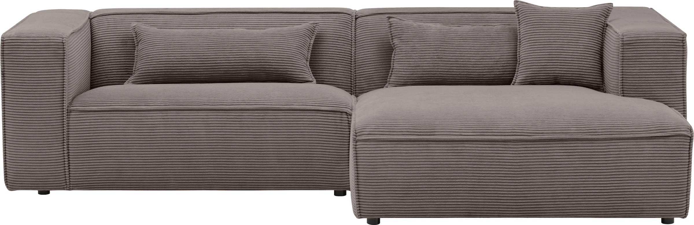 LeGer Home by Lena Gercke Ecksofa "PIARA mit Kedernaht in Cord oder Leineno günstig online kaufen
