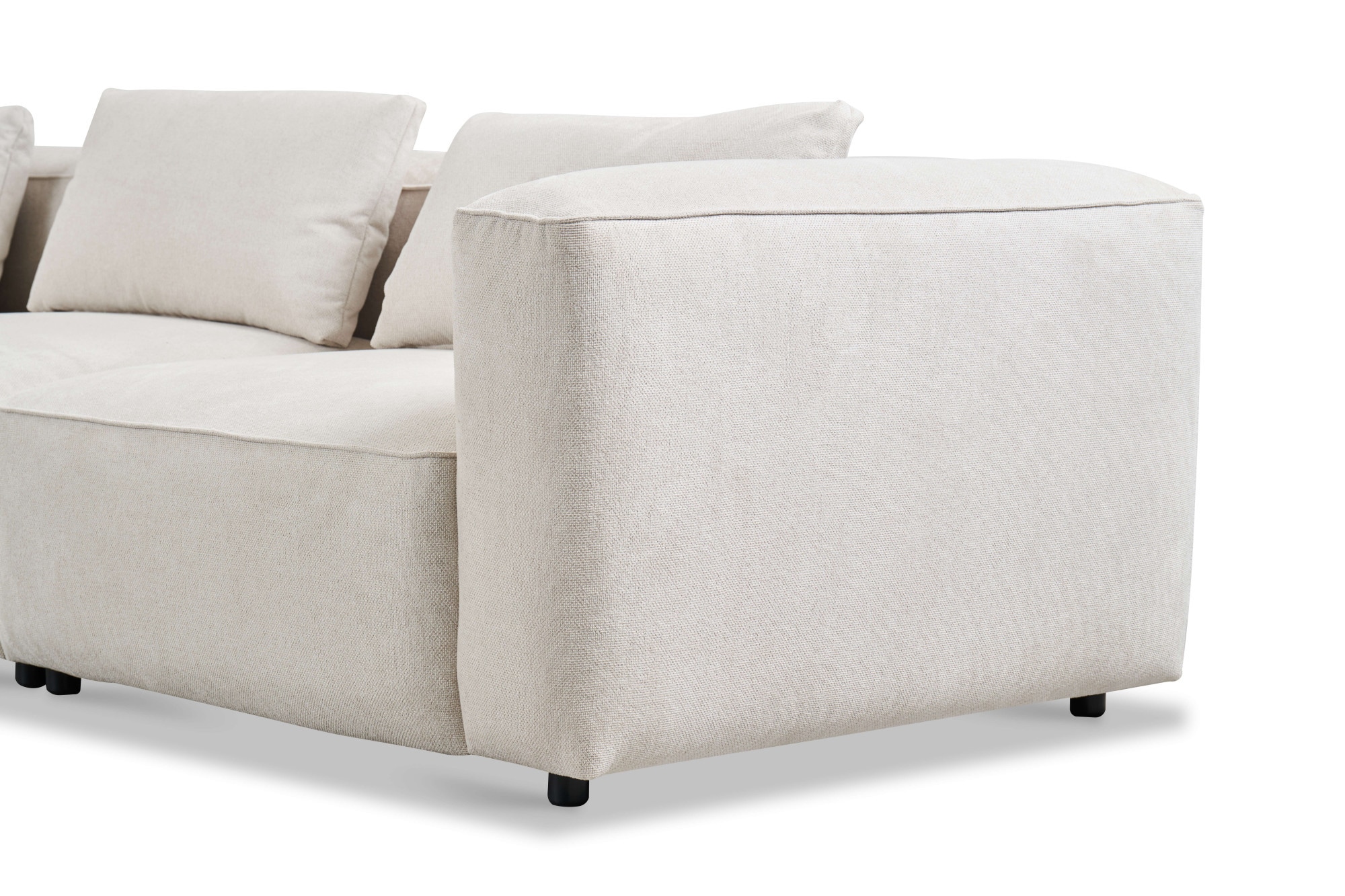 andas Ecksofa »Tvinnet«, Breite 317 cm, extra tiefe Sitzfläche, kubisches Sitzvergnügen