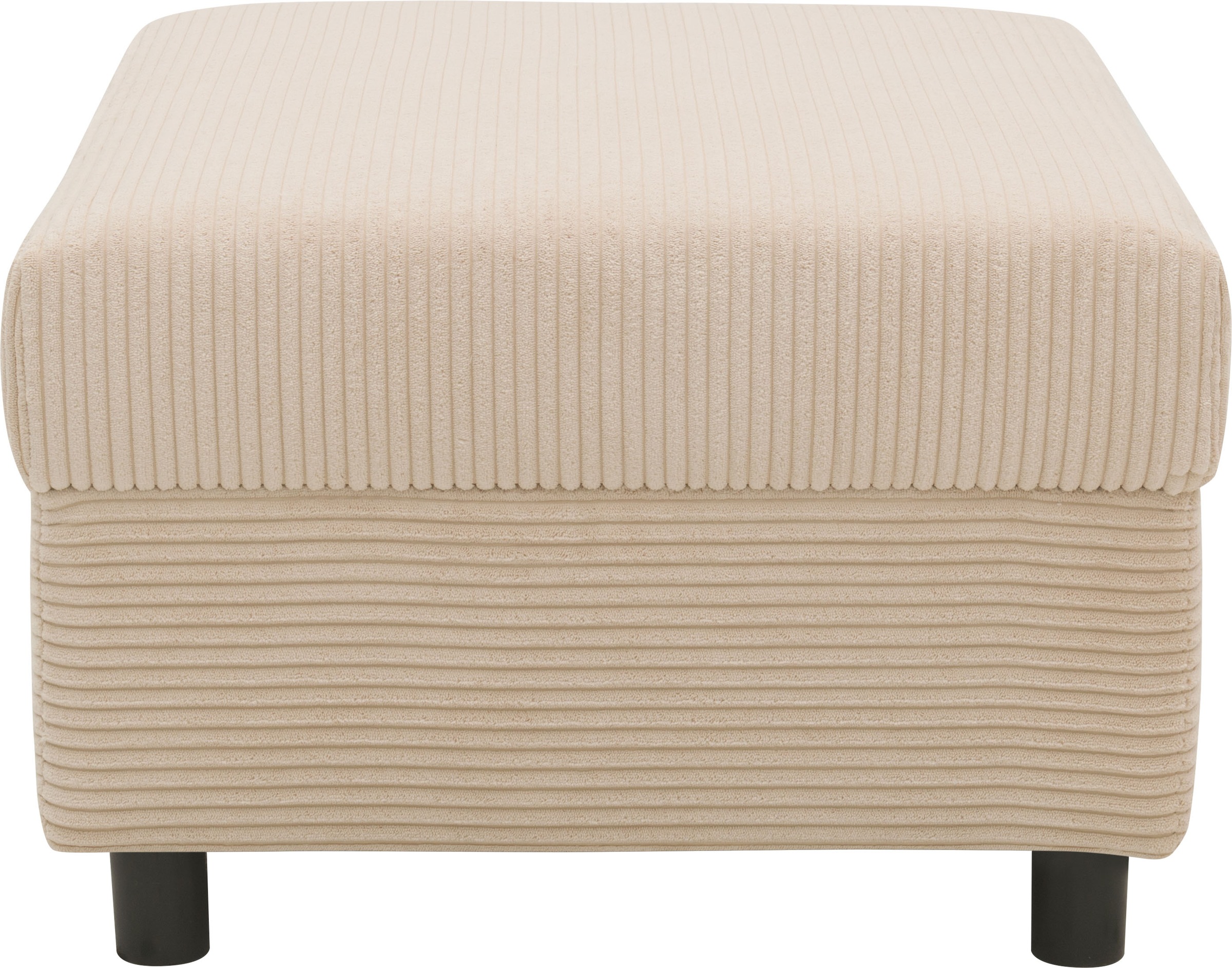 INOSIGN Polsterhocker »Turah 2 in Cord oder wasserabweisender Microfaser,«, moderner Polsterhocker, passend zum Ecksofa, B/T/H: 83/60/44 cm