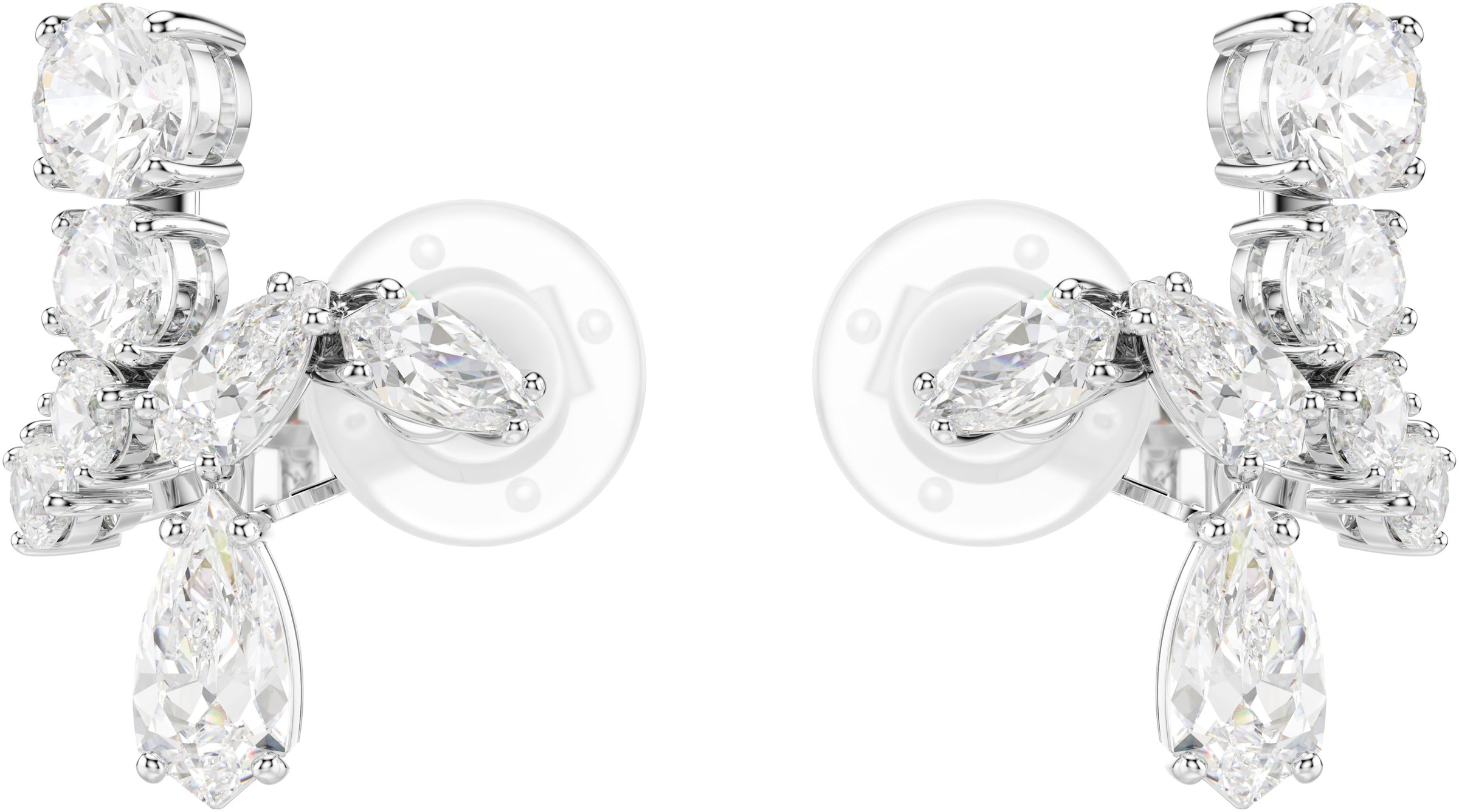 Swarovski Paar Ohrclips »Schmuck Geschenk Matrix Ohrclips, 5692523«, mit Swarovski® Zirkonia (synth.)