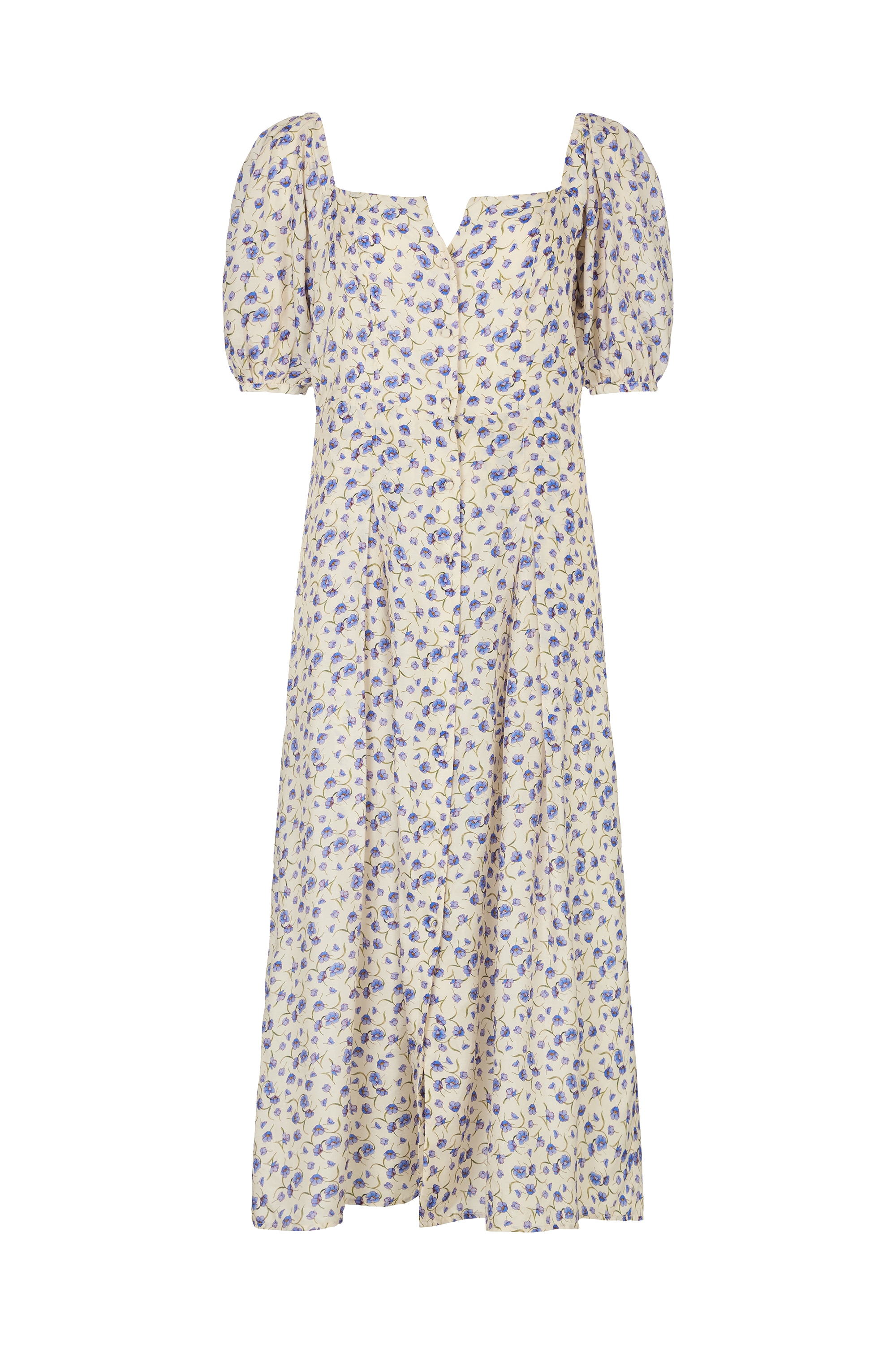 Lily and Lionel Midikleid "April Button Front Floral Print Midi Dress Damen günstig online kaufen