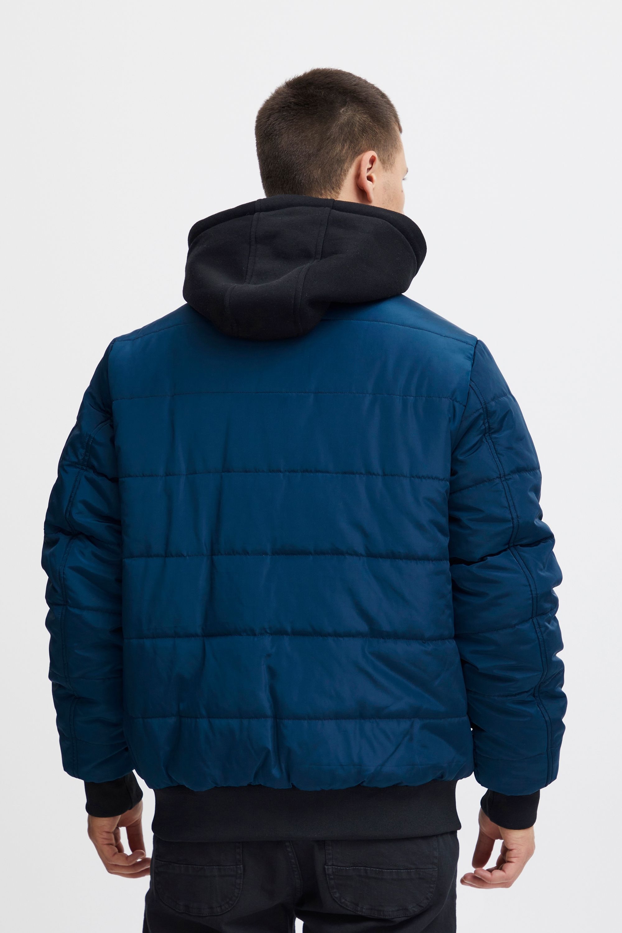 Winterjacke BLEND "Winterjacke BHOuterwear", Herren, Gr. S, blau (marineblaus), Obermaterial: 100% Polyester PES., Jacken Winterjacke 6