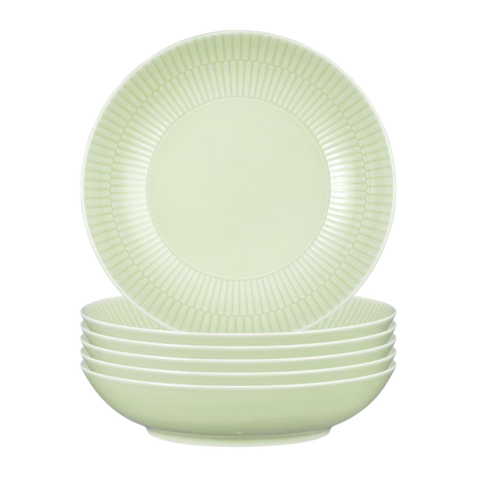 SELTMANN WEIDEN Suppenteller "Suppenteller Amina ø 21,2 cm 6er Set", L:21,2cm, grün, Speiseteller
