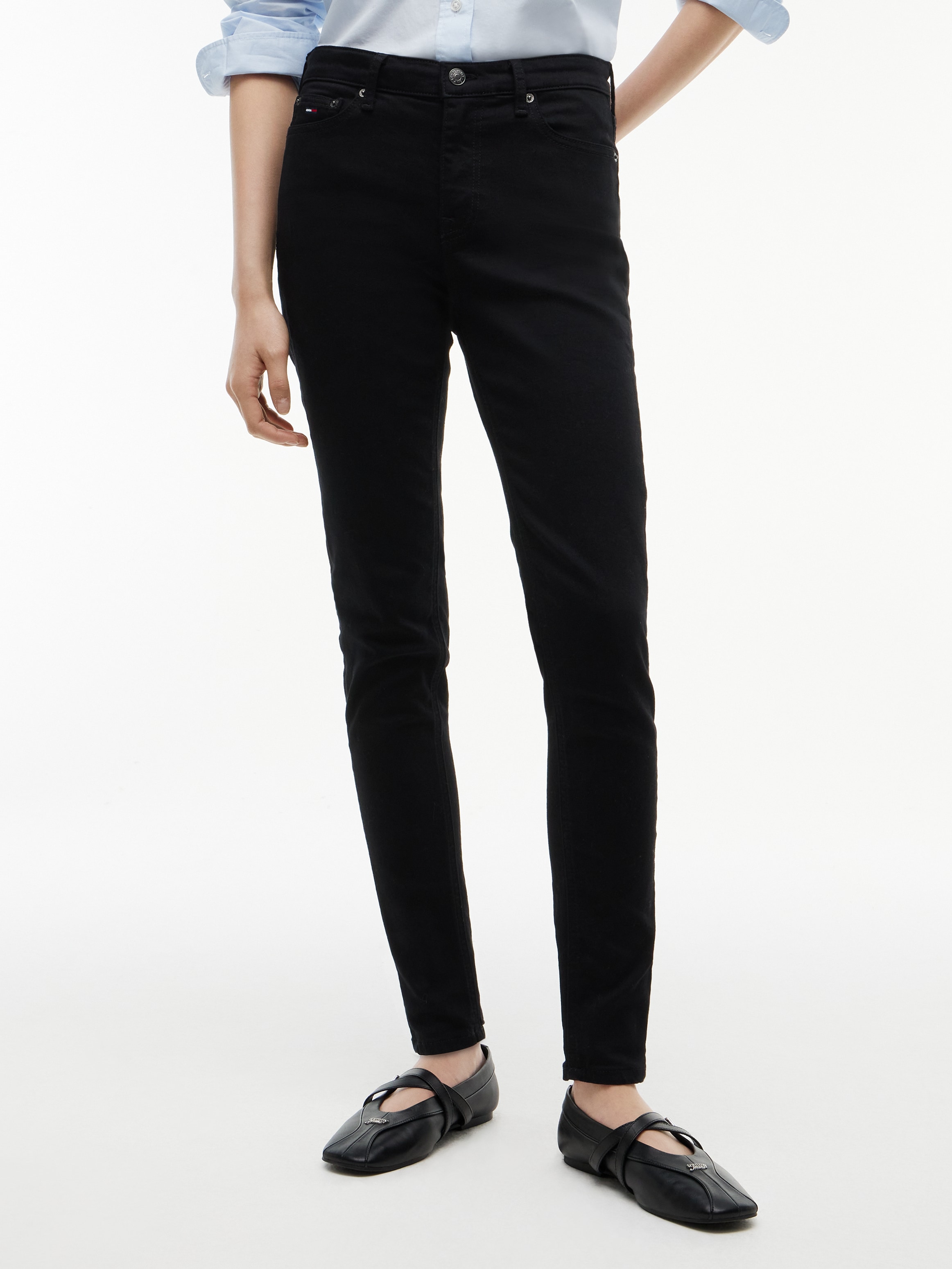 Tommy Jeans Skinny-fit-Jeans "NORA MID RISE SKINNY DJ4280" Baumwollmischung