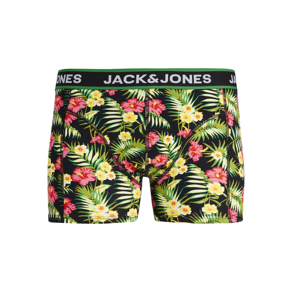 Jack & Jones Junior Boxershorts »JACPINK FLOWERS TRUNKS 3 PACK SN JNR«, (Packung, 3 St.)