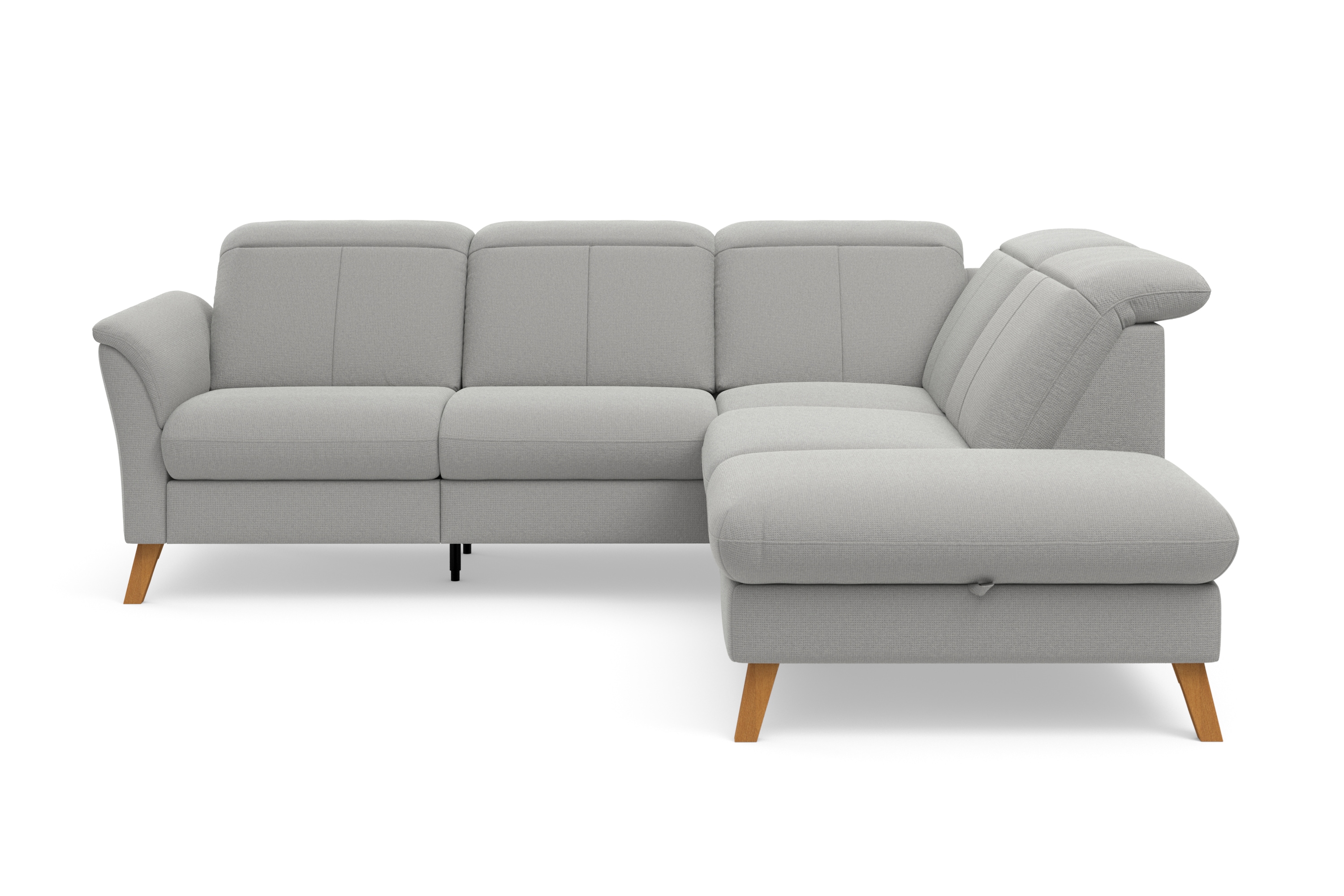 sit&more Ecksofa "Romero L-Form" wahlweise mit oder ohne TV-Funktion, Schlaffunktion, Bettkasten