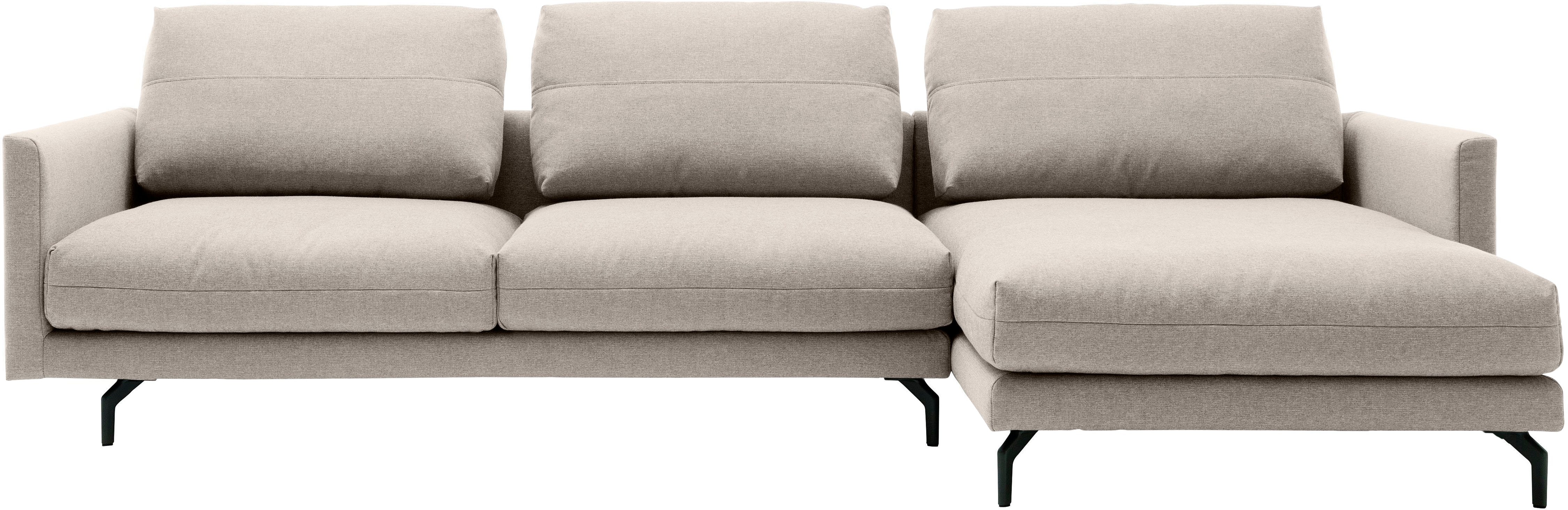 Creation BY ROLF BENZ Ecksofa "CR.414, Designecksofa, Polsterecke, Breite 300cm, L-Form" wahlweise aus feinstem Rindsleder oder hochwertigem Chenille