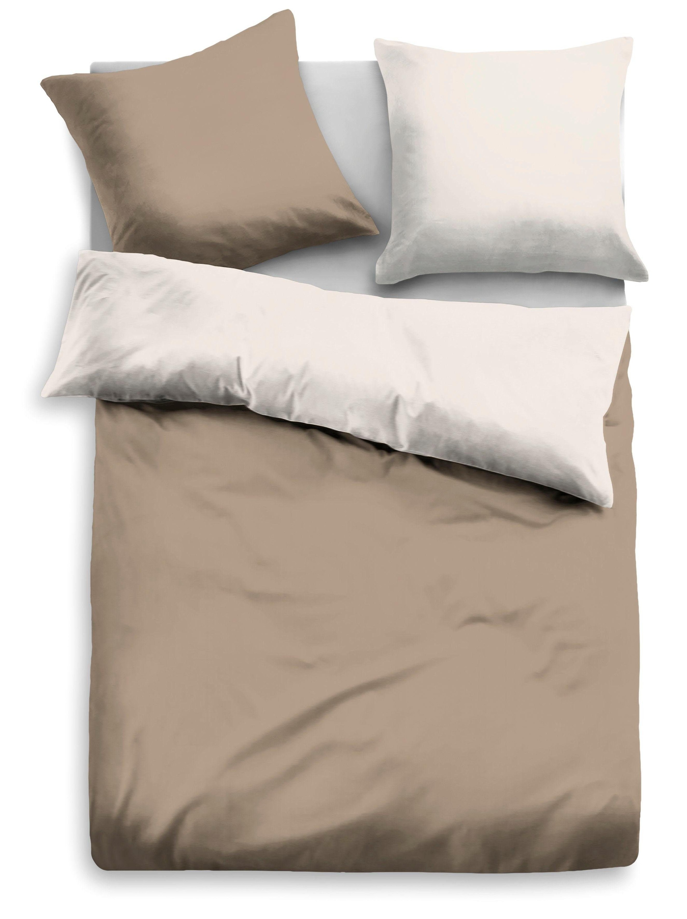 Leonique Wendebettwäsche »Sofia«, (2 tlg.), Satin Qualität aus 100% Baumwolle, Bett-... kaufen