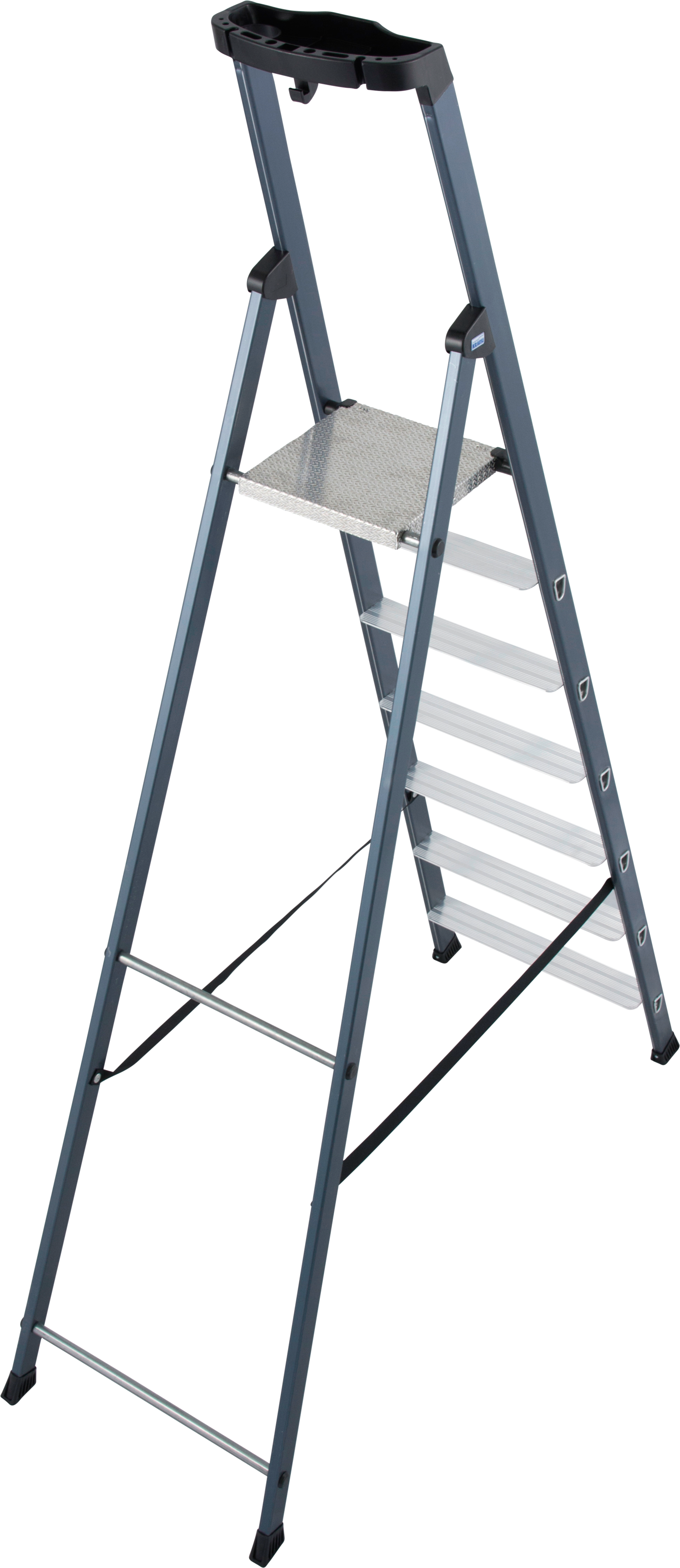 KRAUSE Stehleiter »SePro S«, Alu eloxiert, 1x7 Stufen, Arbeitshöhe ca. 350 cm