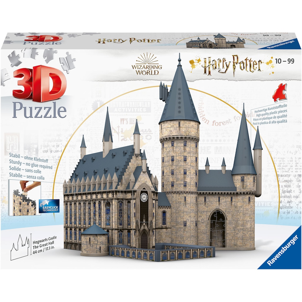 Ravensburger 3D-Puzzle »Harry Potter Hogwarts Schloss - Die Große Halle«