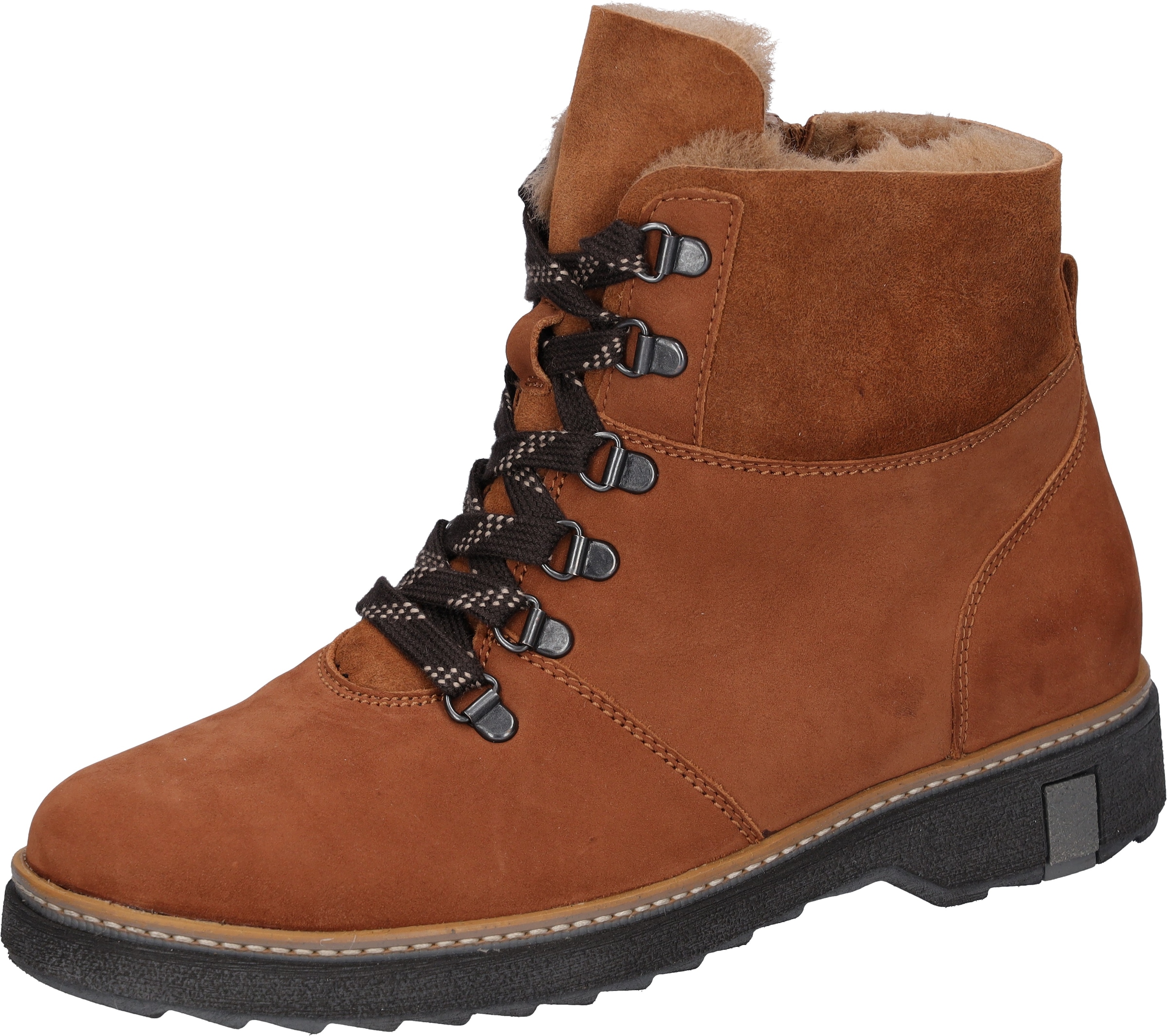 Waldläufer Winterboots »HITOMI«, Outdoorboots, Schnürboots mit Lammfellfutter, H-Weite