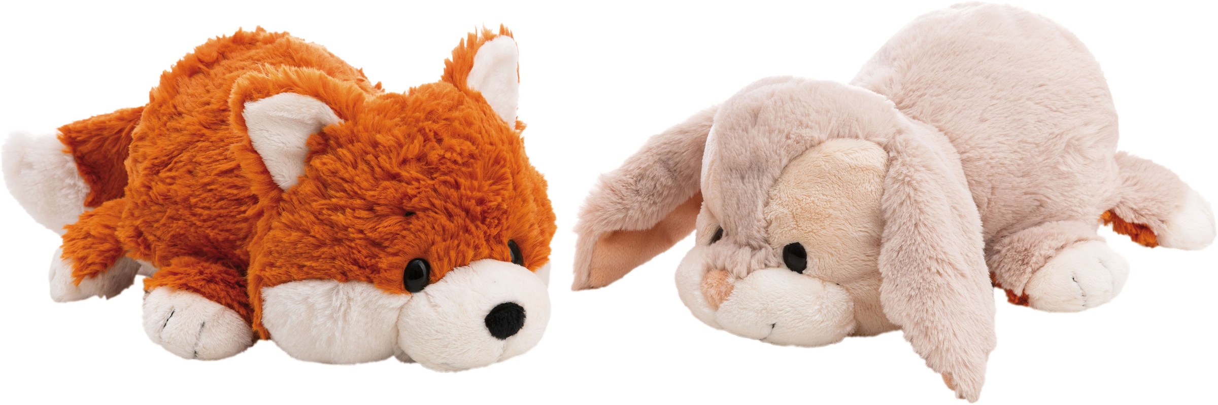 Nici Kuscheltier »Twistimals, Hase & Fuchs, 25 cm« mit Wendefunktion 2in1