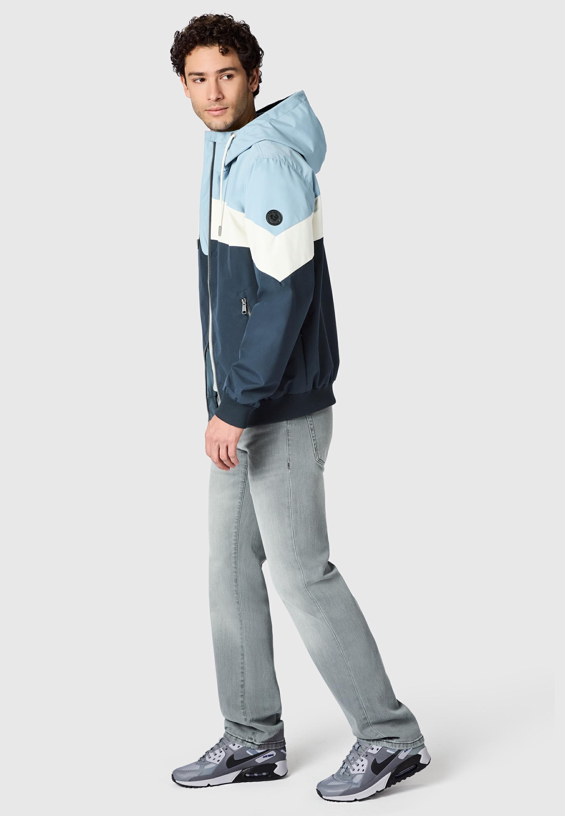 Ragwear Outdoorjacke »Stewie Block YOUMODO« mit Kapuze stylische Herren Übergangsjacke mit großer Kapuze