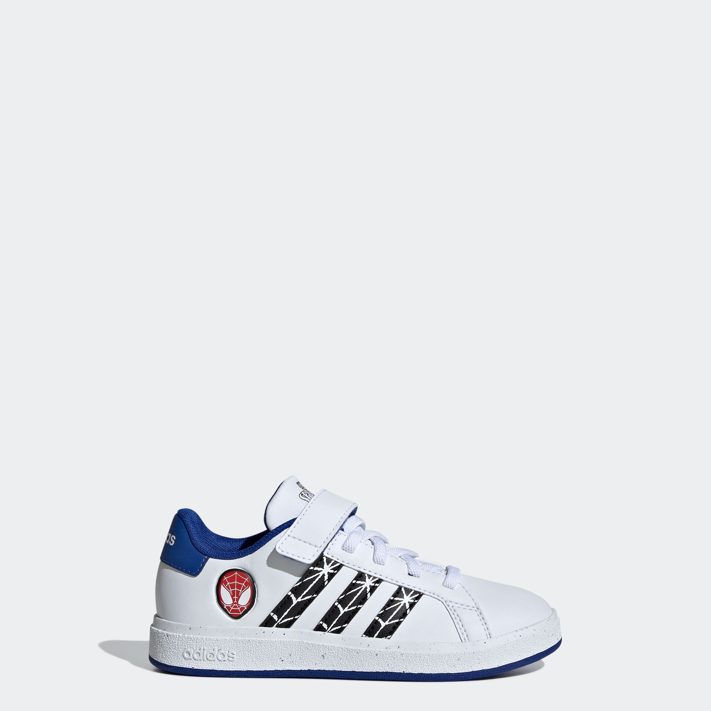 adidas Sportswear Sneaker »ADIDAS MARVEL SPIDER-MAN KIDS GRAND COURT SCHUH«, Design auf den Spuren des adidas Superstar
