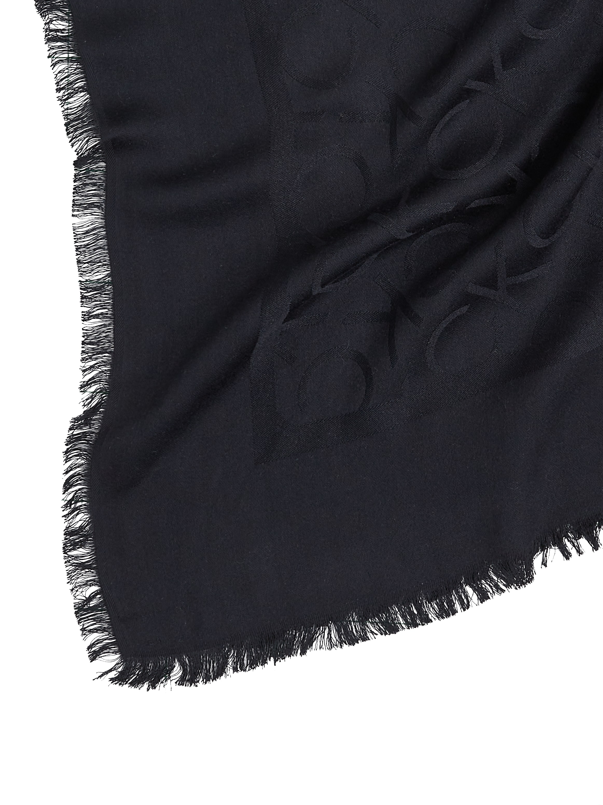 Calvin Klein Schal »SHINY JACQUARD MONOGRAM SQUARE«, mit Logo-Jacquardmuster