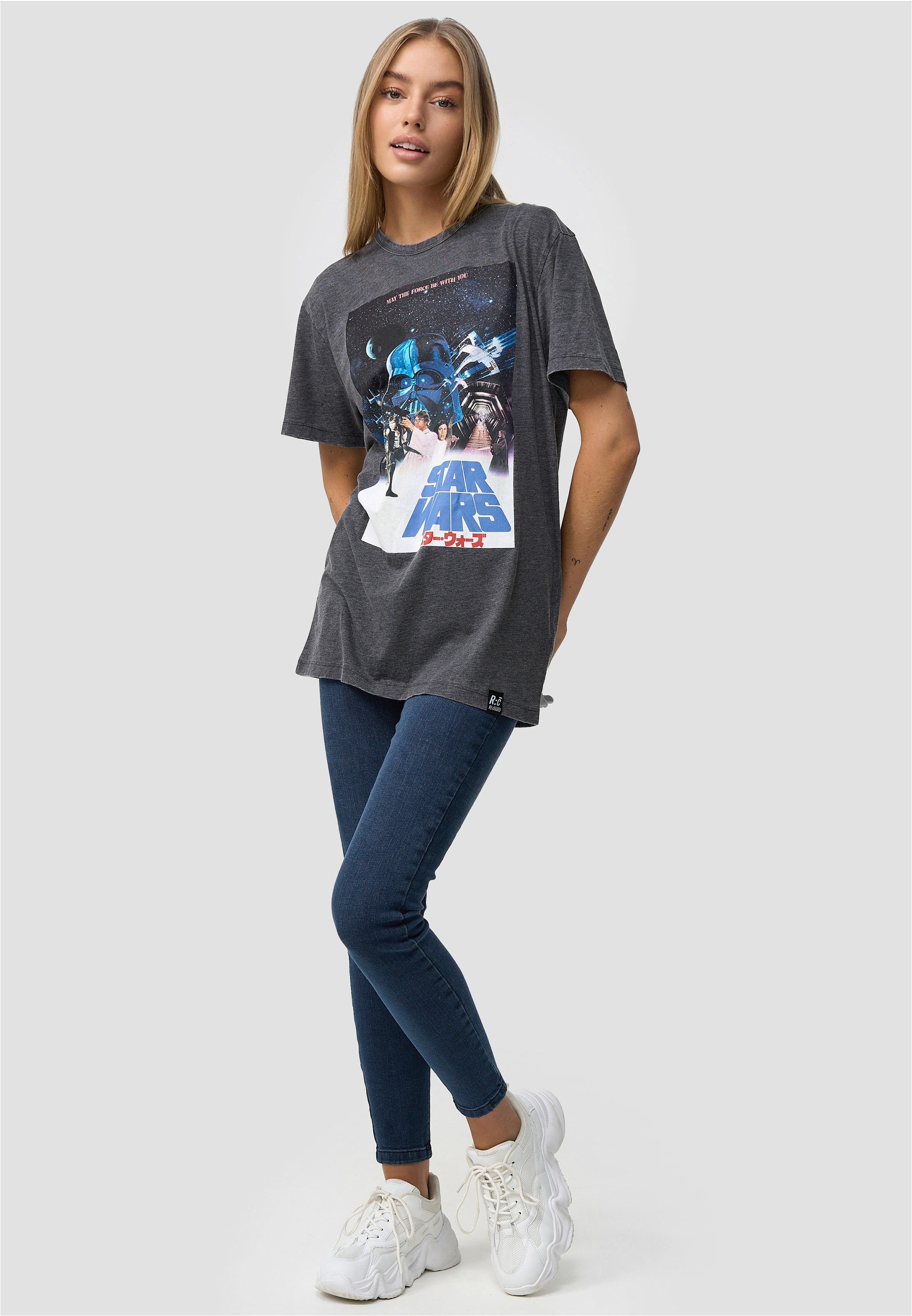 Recovered T-Shirt »Star Wars International Poster«, mit klassischem Rundhalsausschnitt